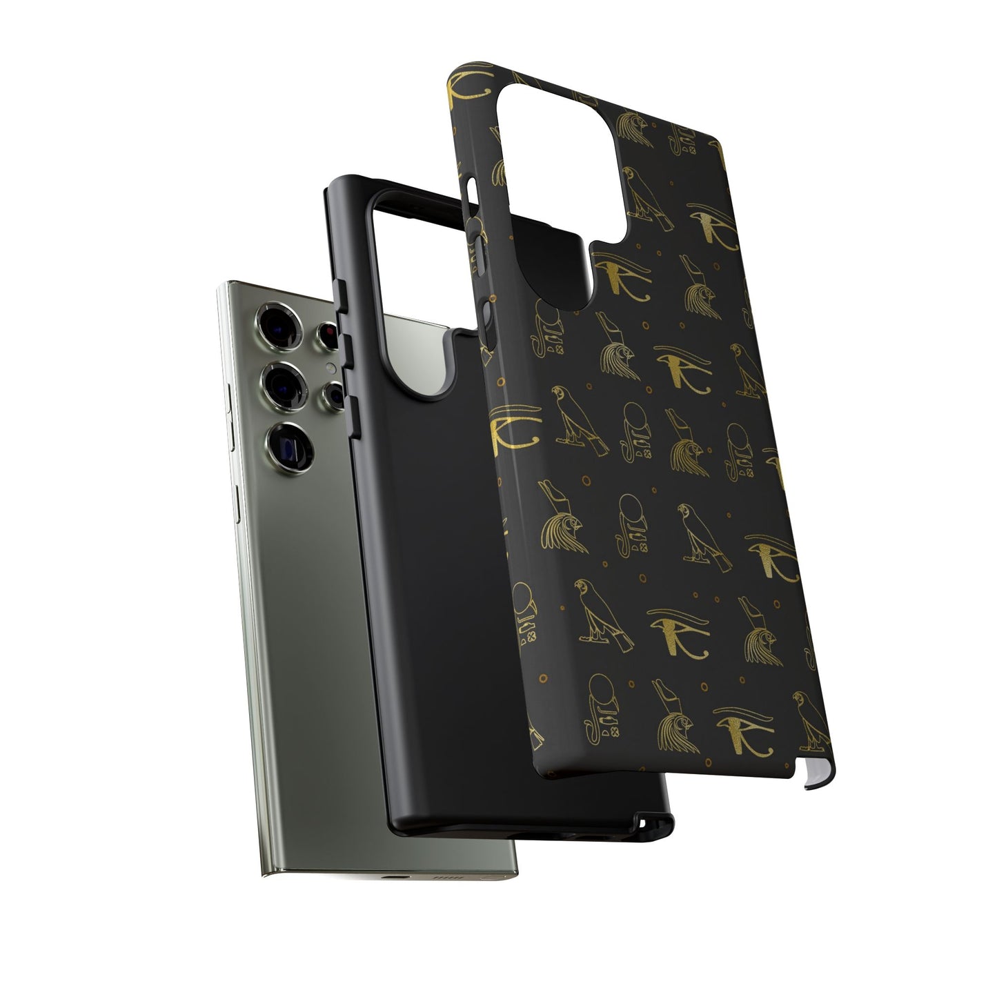 Black Gold Egyptian Samsung Tough Cases | African Samsung Case | Afrocentric Samsung Case | Egyptian Samsung Case
