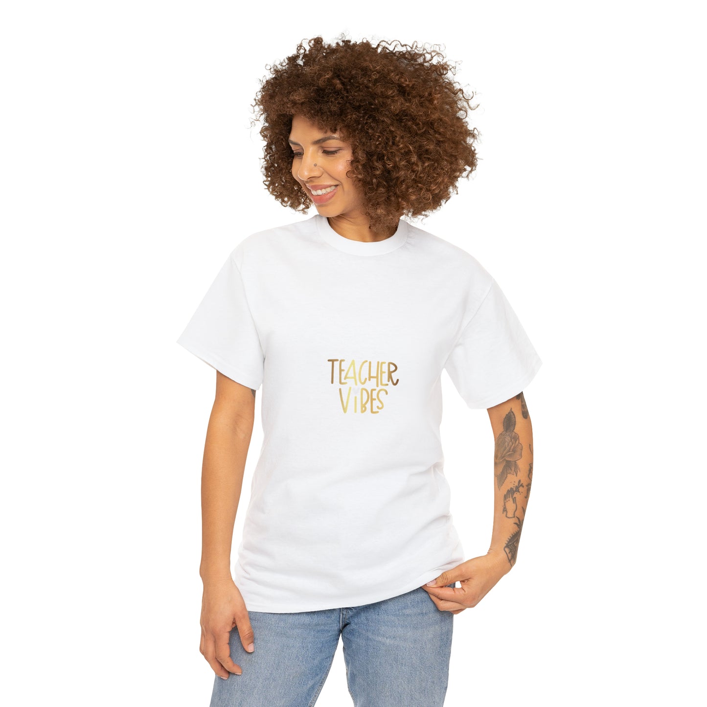 Teacher Vibes Unisex Heavy Cotton Tee