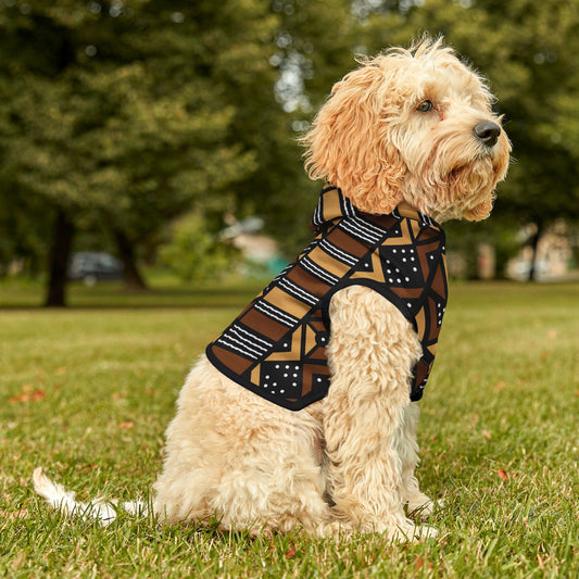 Pet Hoodie - African Inspired Mudcloth Print