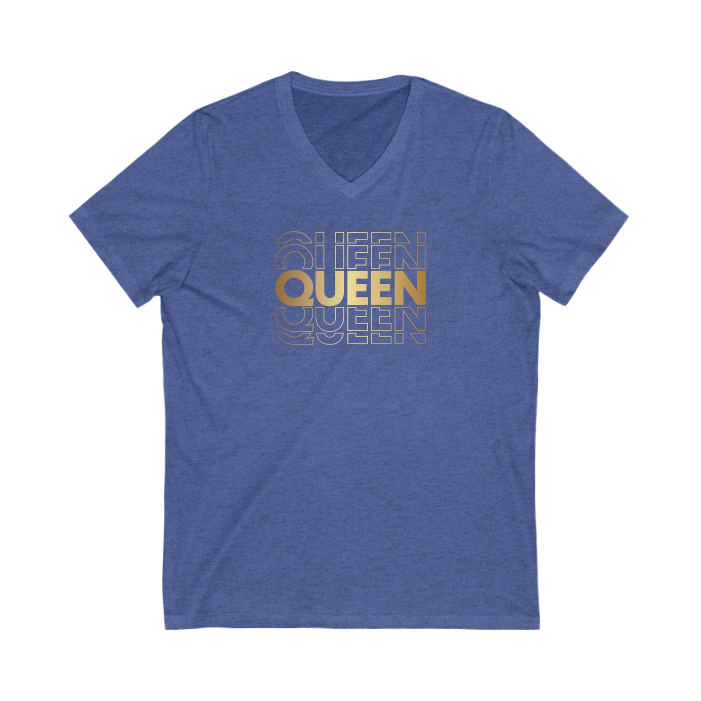 Queen Jersey V-Neck Tee