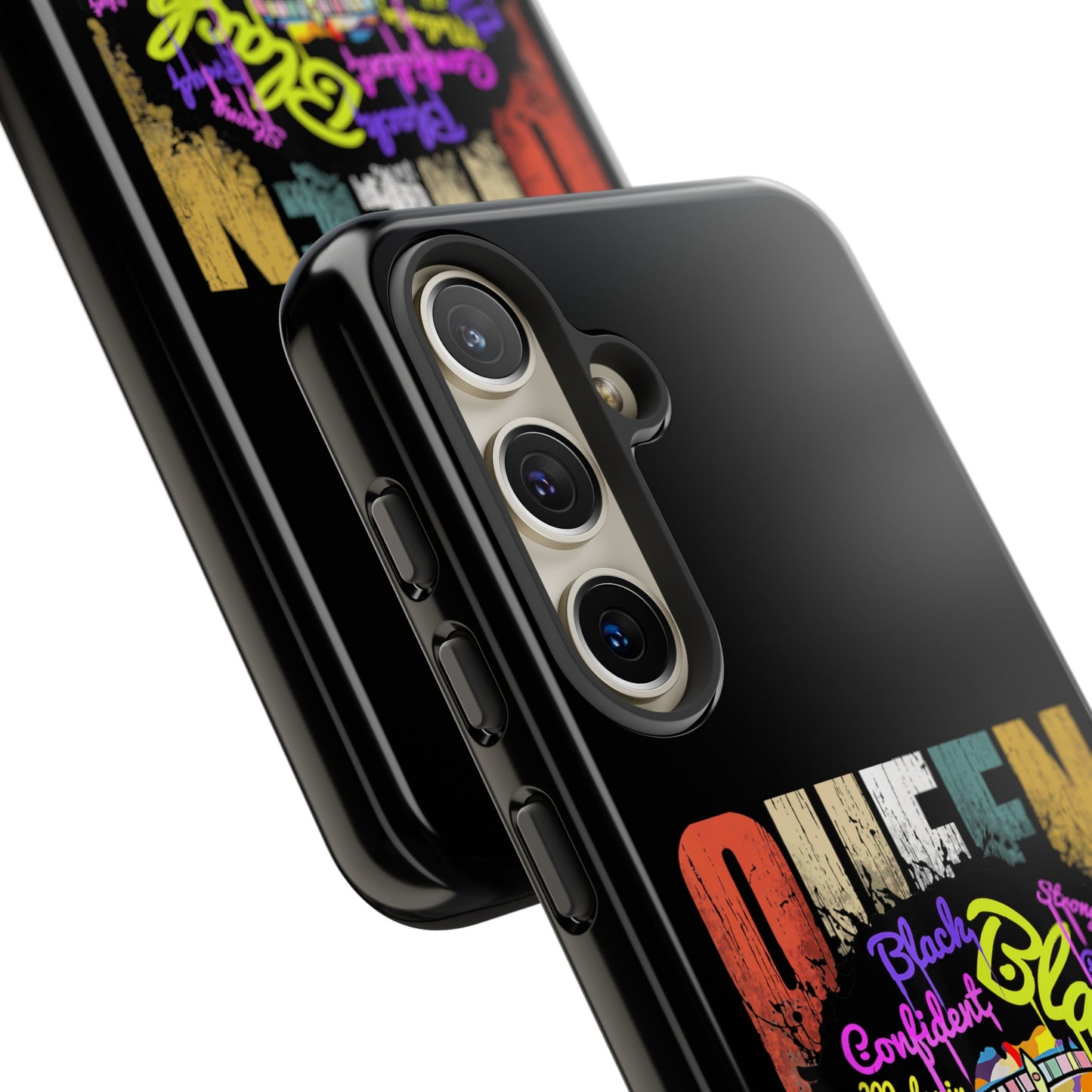 Black Queen Samsung Tough Cases | African Samsung Case | Afrocentric Samsung Case | Ankara Samsung Phone Case