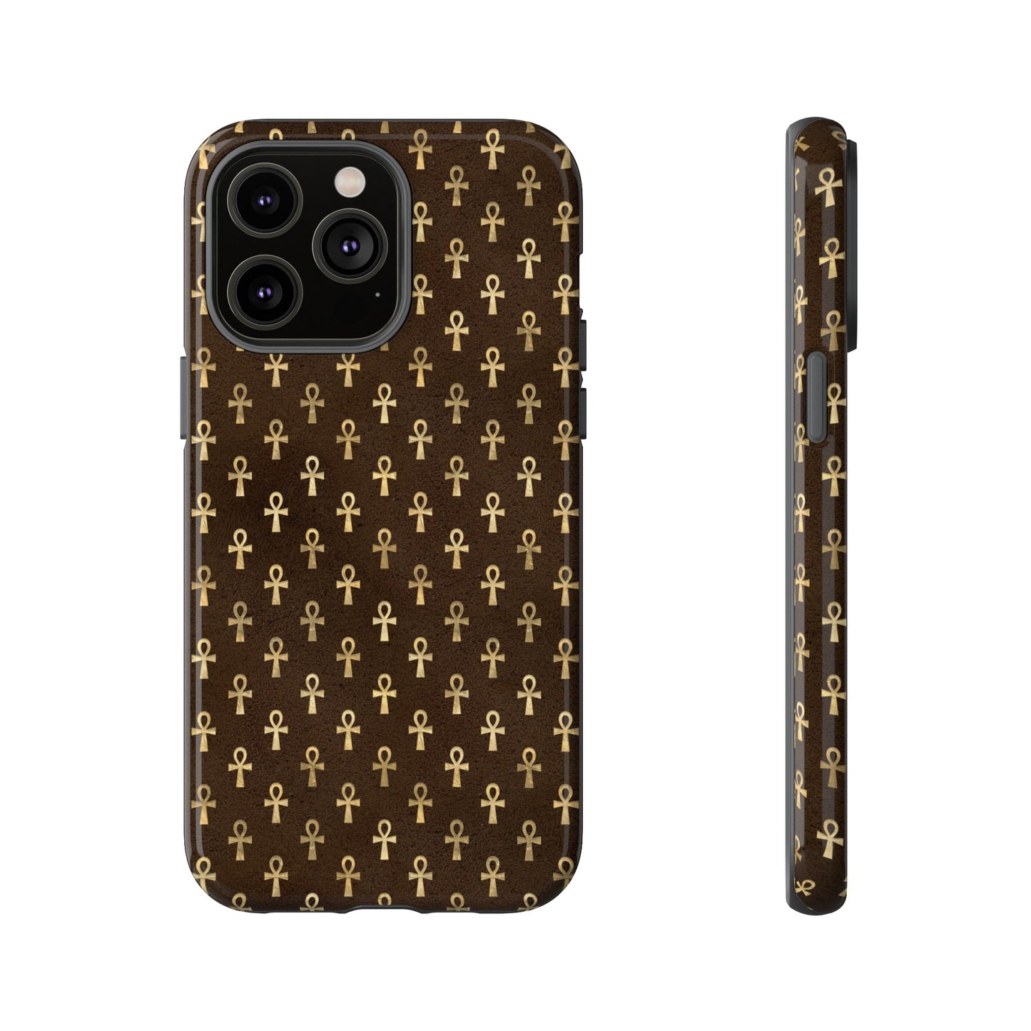Brown Ankh iPhone Tough Cases | Egyptian iPhone Case | Ankh iPhone Case