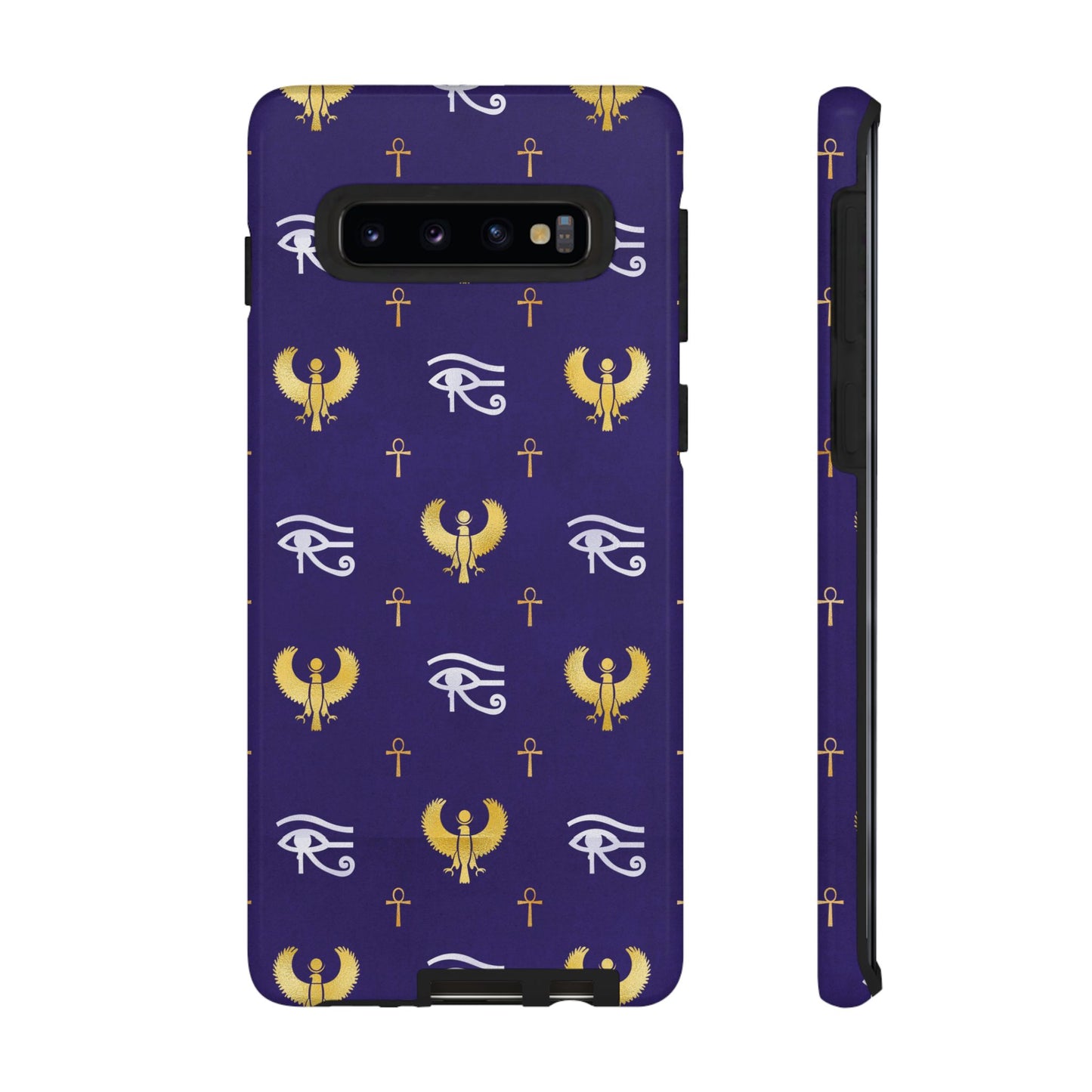 Blue Gold Egyptian Samsung Tough Cases | African Samsung Case | Afrocentric Samsung Case | Egyptian Samsung Case