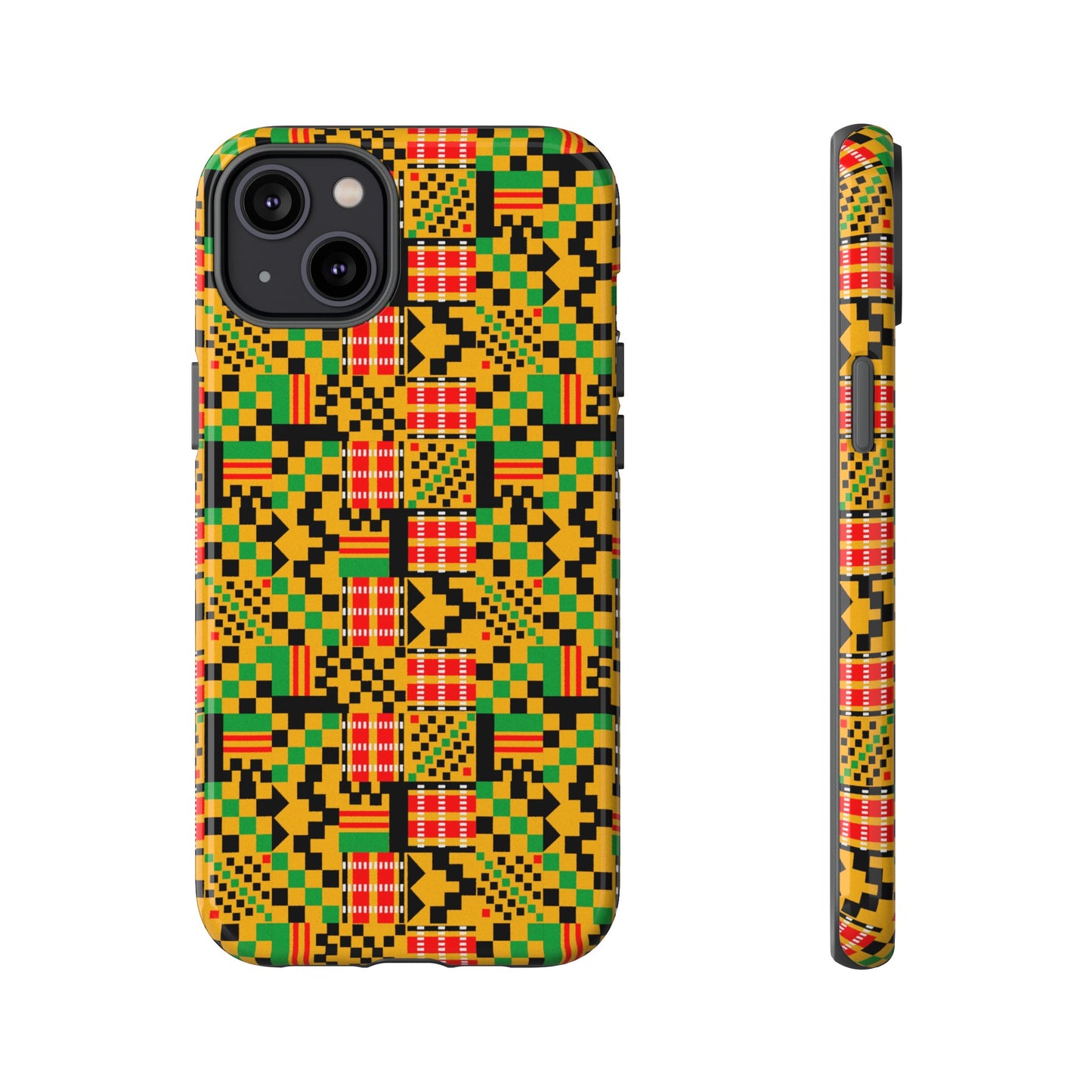 Kente Pattern iPhone Tough Cases | African iPhone Case | Afrocentric iPhone Case