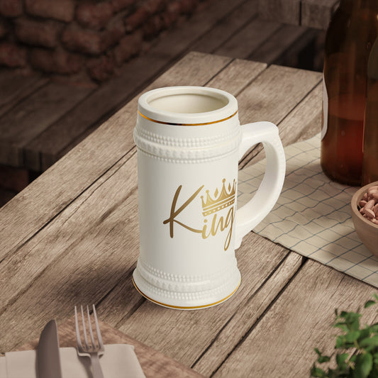 King Beer Stein Mug  (Personalize It!)