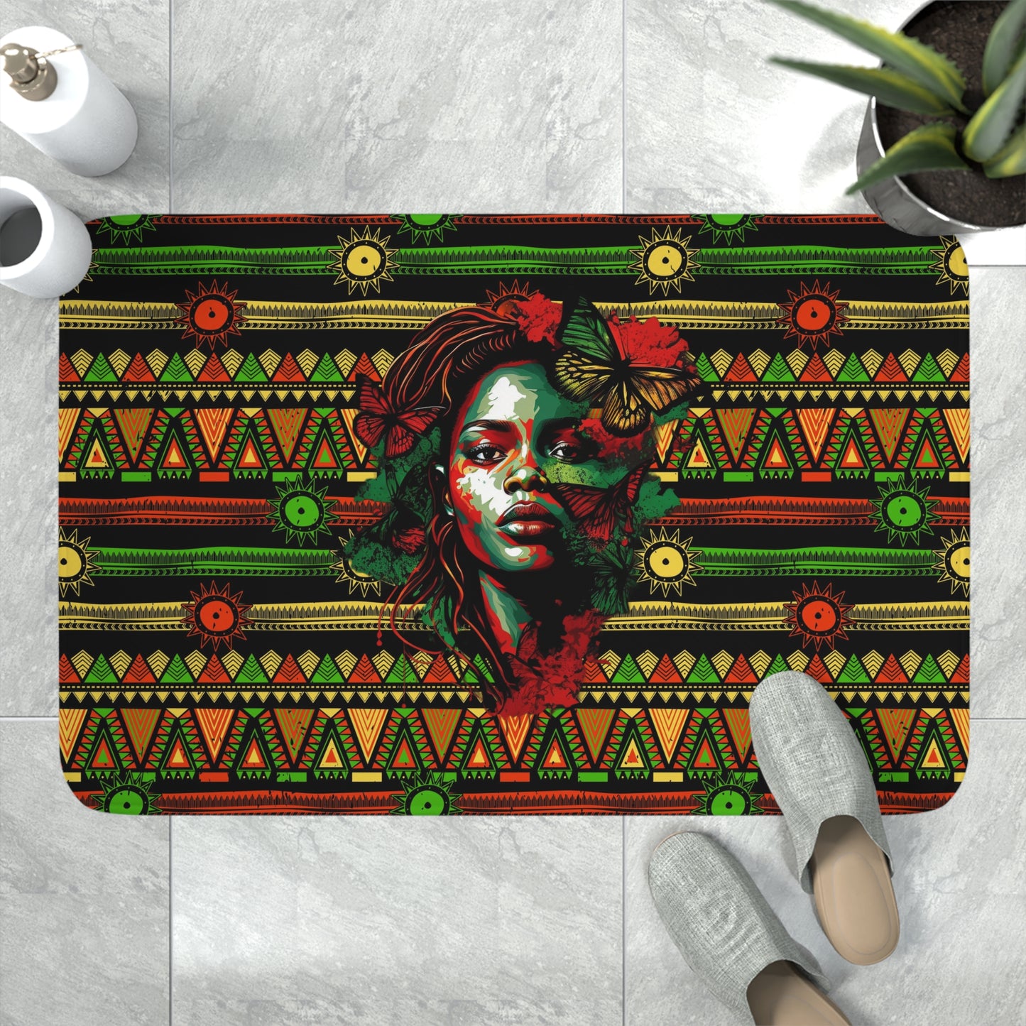 RBG Queen 2 Memory Foam Bath Mat