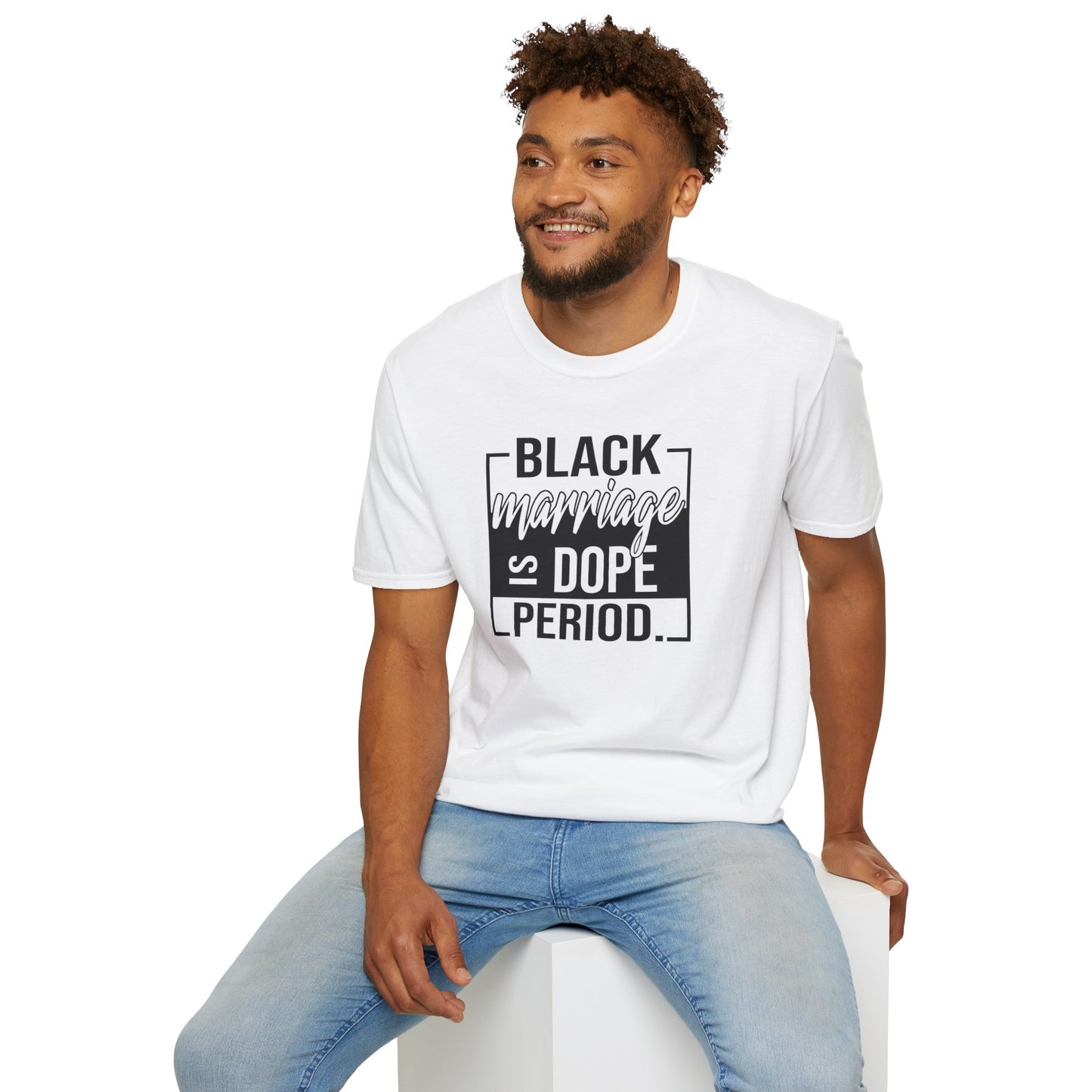 Black Marriage is Dope Unisex Soft T-Shirt