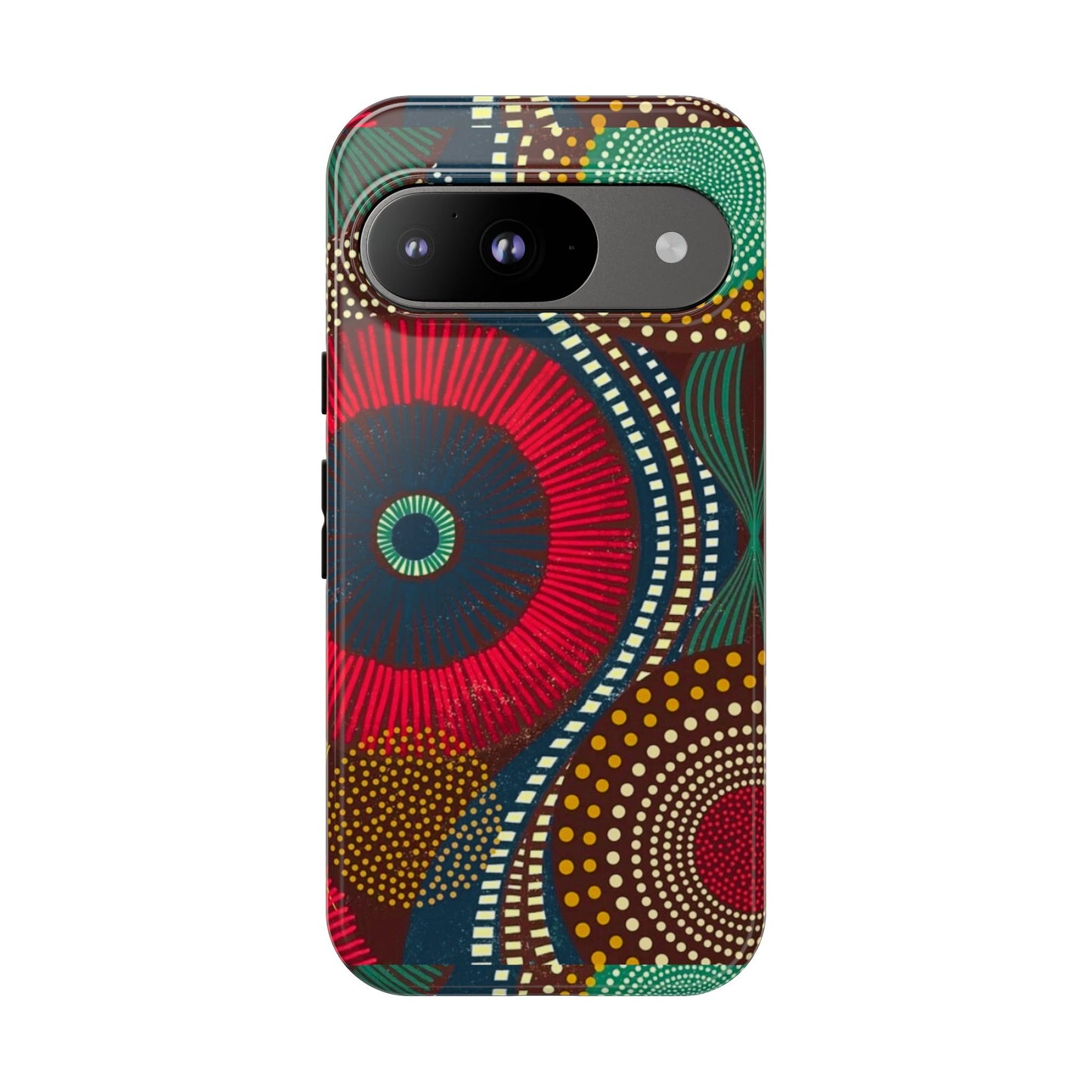 Ankara Pattern Phone Case, Stylish Mobile Cover, Unique Gift for Tech Lovers, Modern Design, Holiday Present