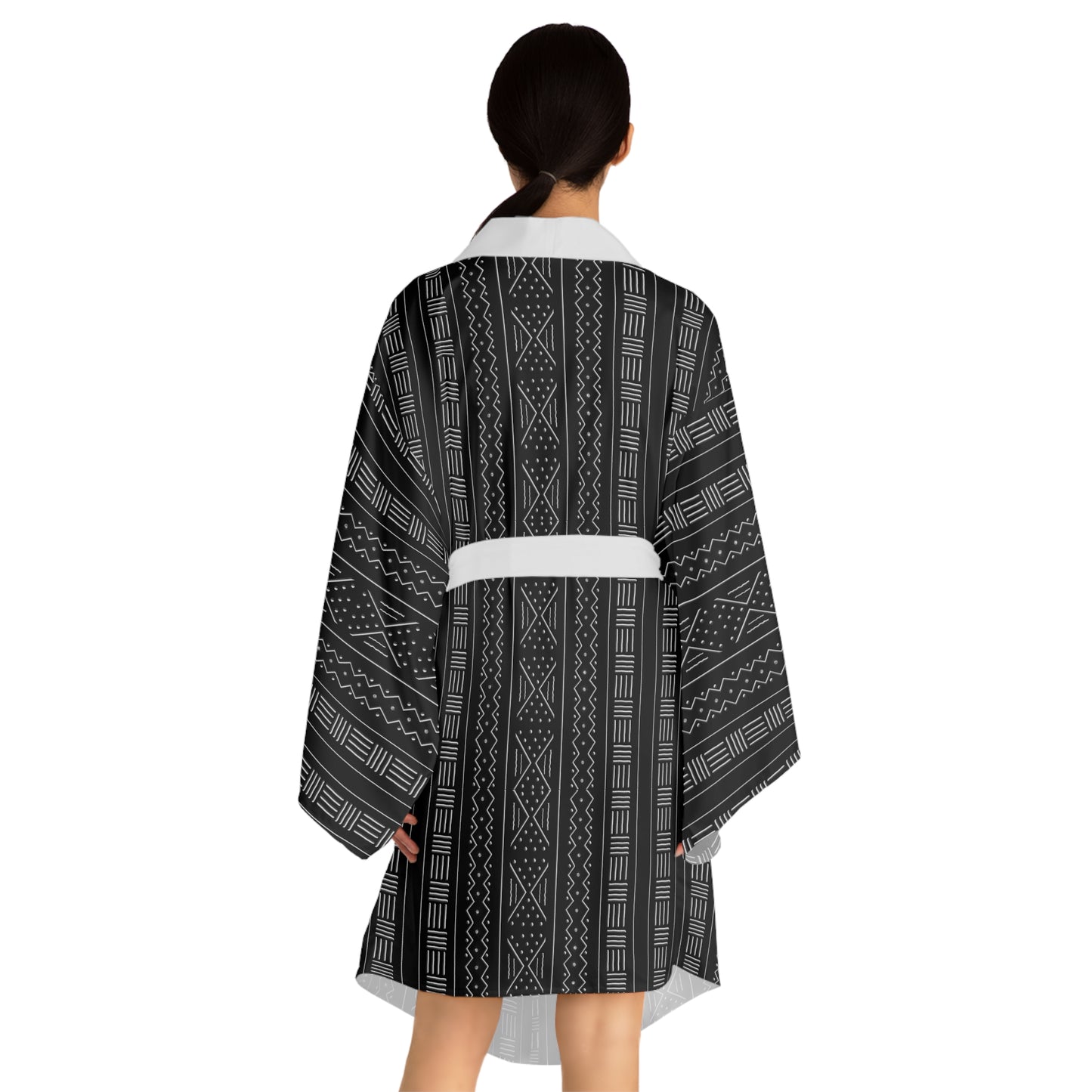Black Mudcloth Kimono