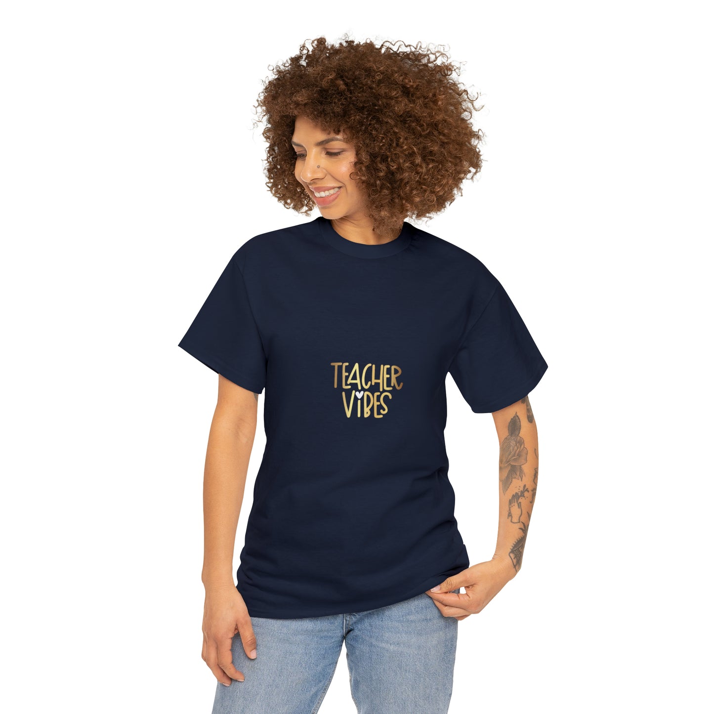 Teacher Vibes Unisex Heavy Cotton Tee