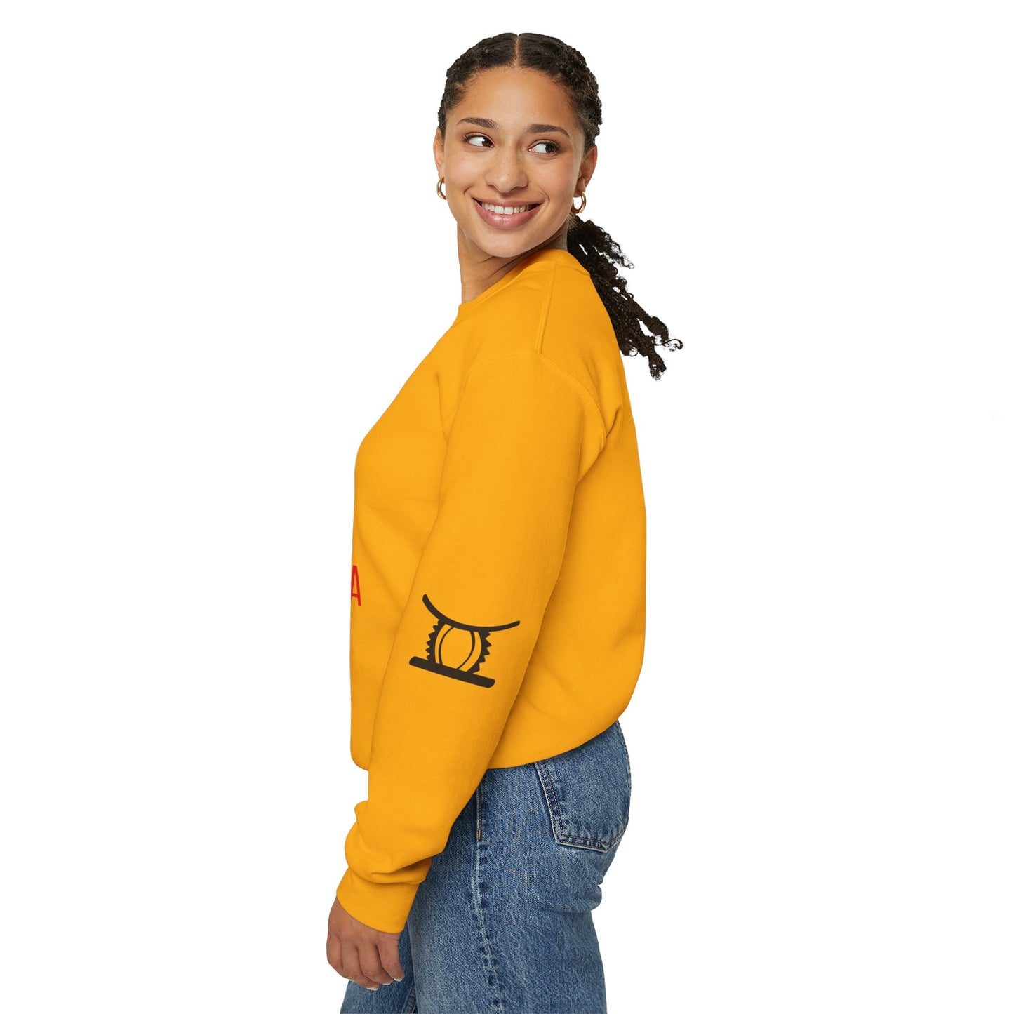 Kujichagulia Kwanzaa Symbol Crewneck Sweatshirt