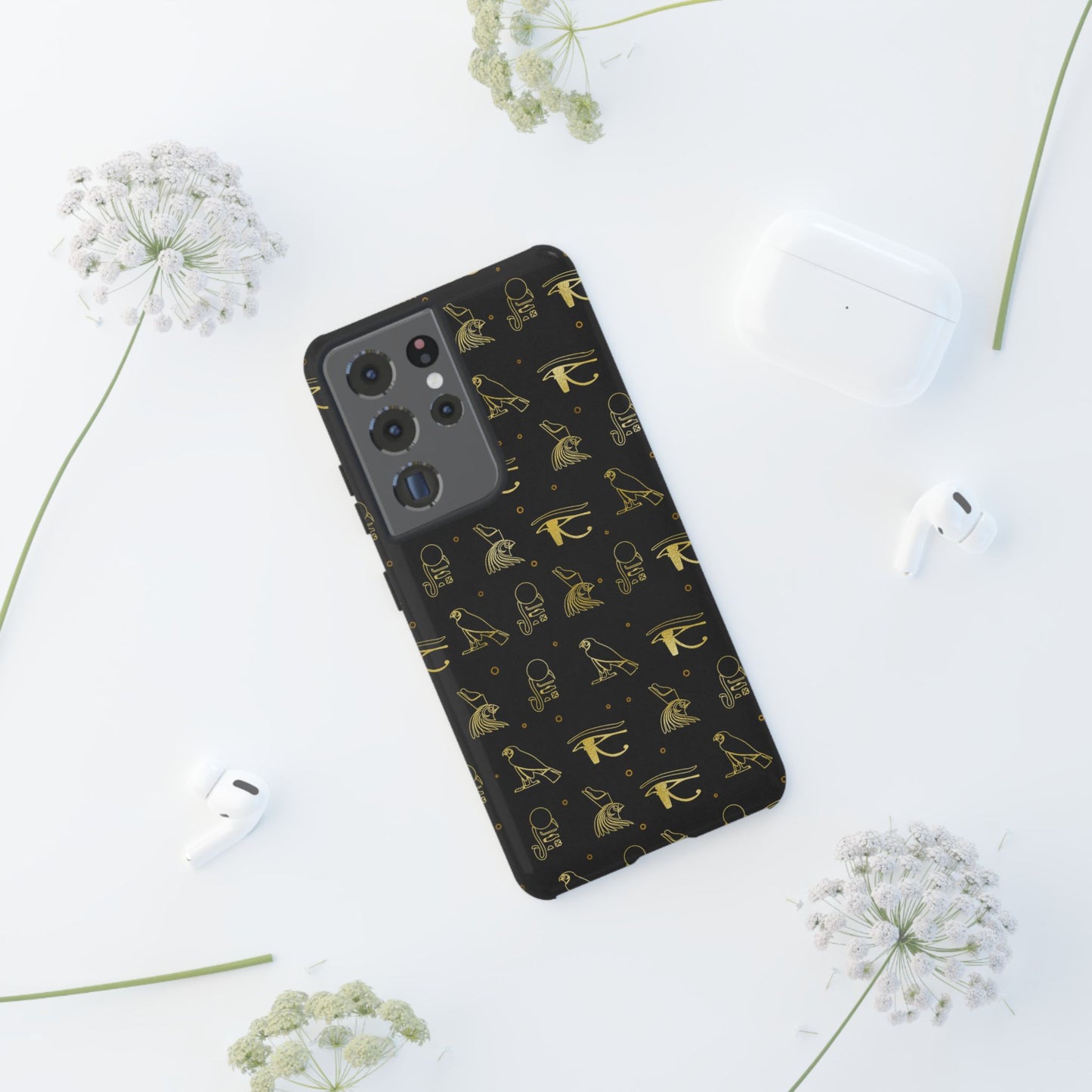 Black Gold Egyptian Samsung Tough Cases | African Samsung Case | Afrocentric Samsung Case | Egyptian Samsung Case