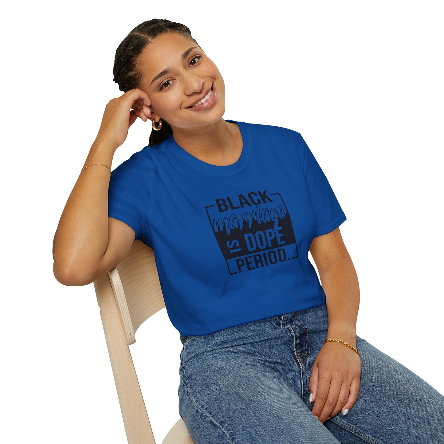 Black Marriage is Dope Unisex Softstyle T-Shirt