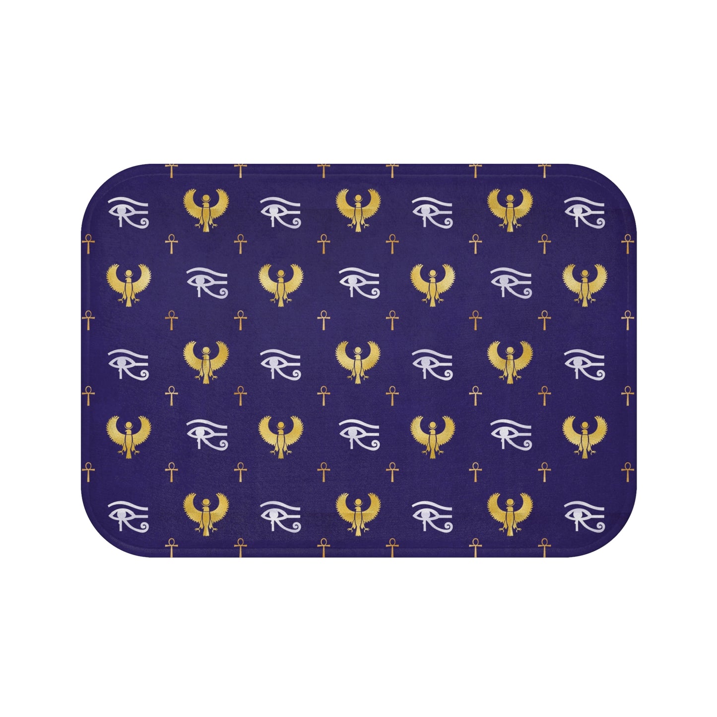 Blue Egyptian Bath Mat