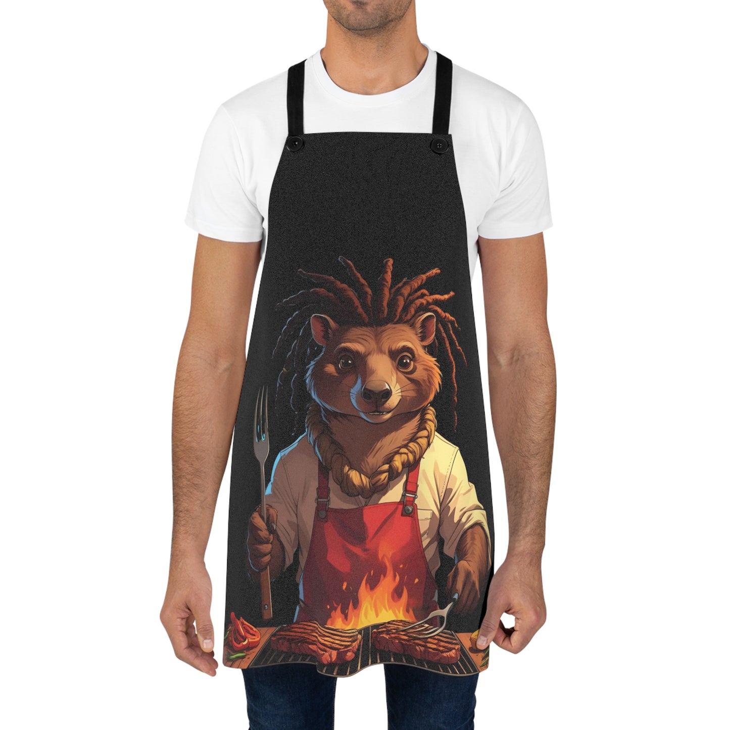 Apron - Carnivorous Marsupial with Dreadlocks (Personalize It)