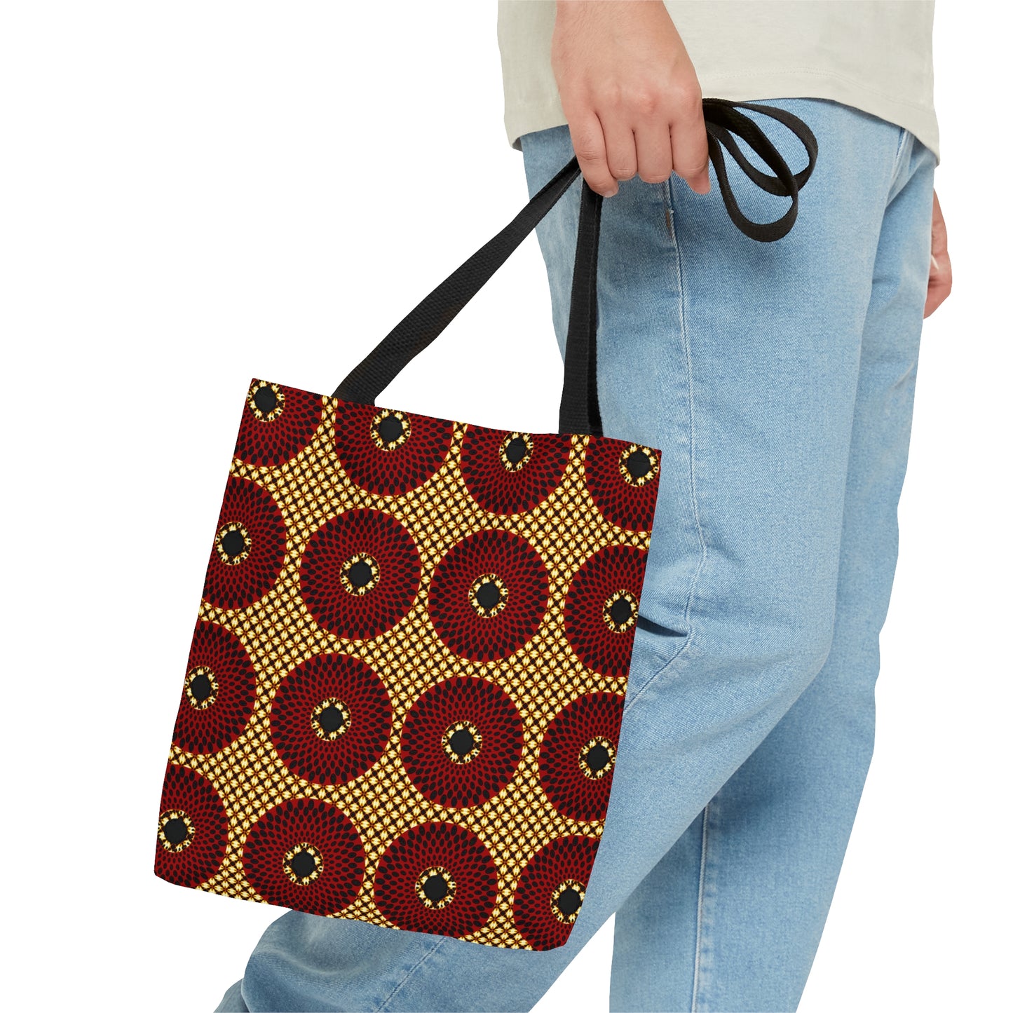Ankara Circles Tote Bag