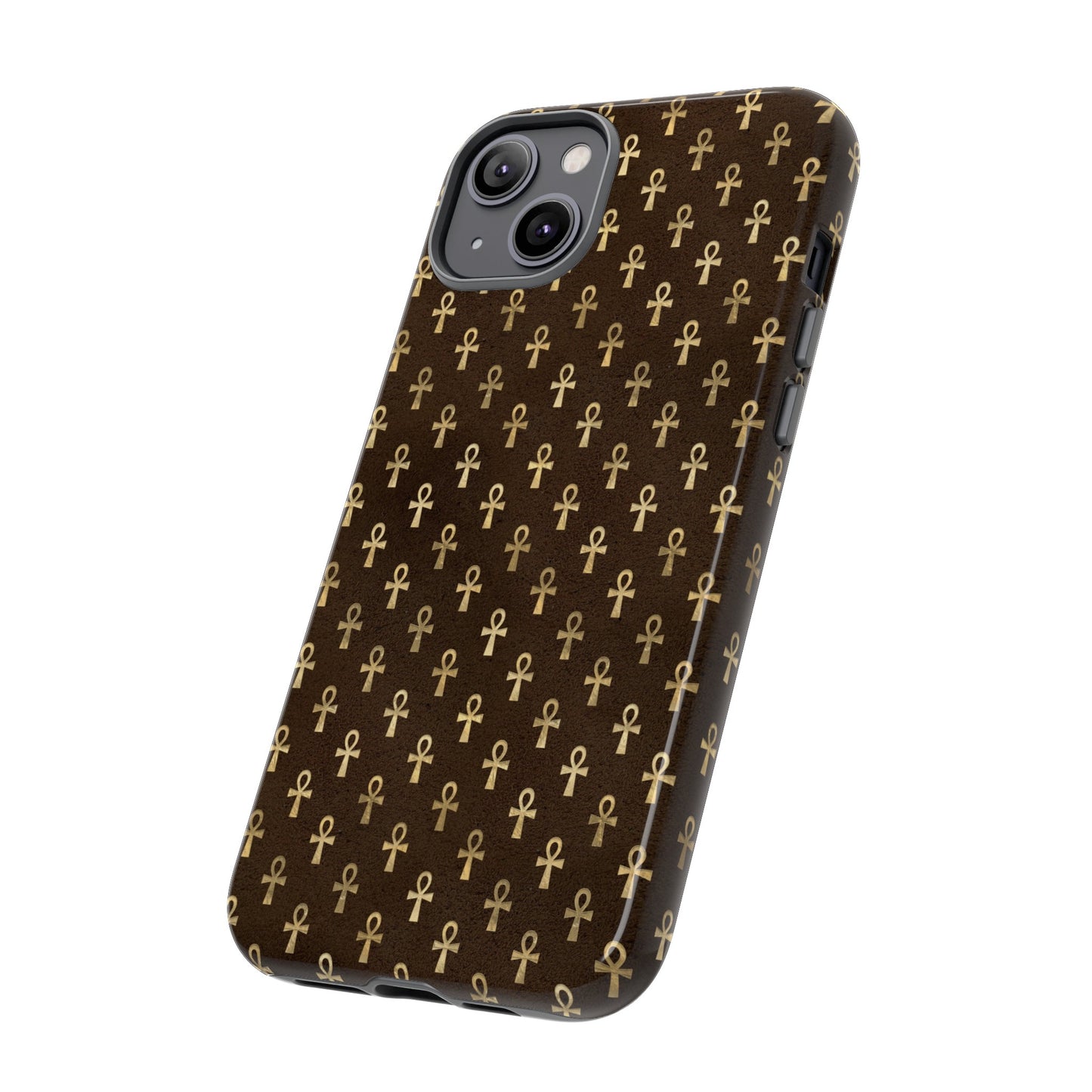 Brown Ankh iPhone Tough Cases | Egyptian iPhone Case | Ankh iPhone Case
