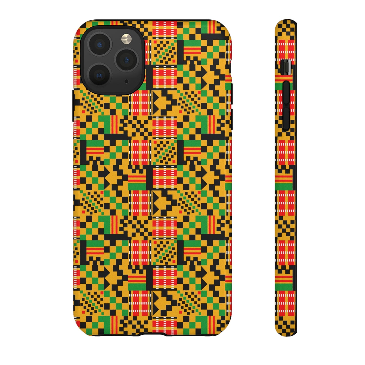 Kente Pattern iPhone Tough Cases | African iPhone Case | Afrocentric iPhone Case
