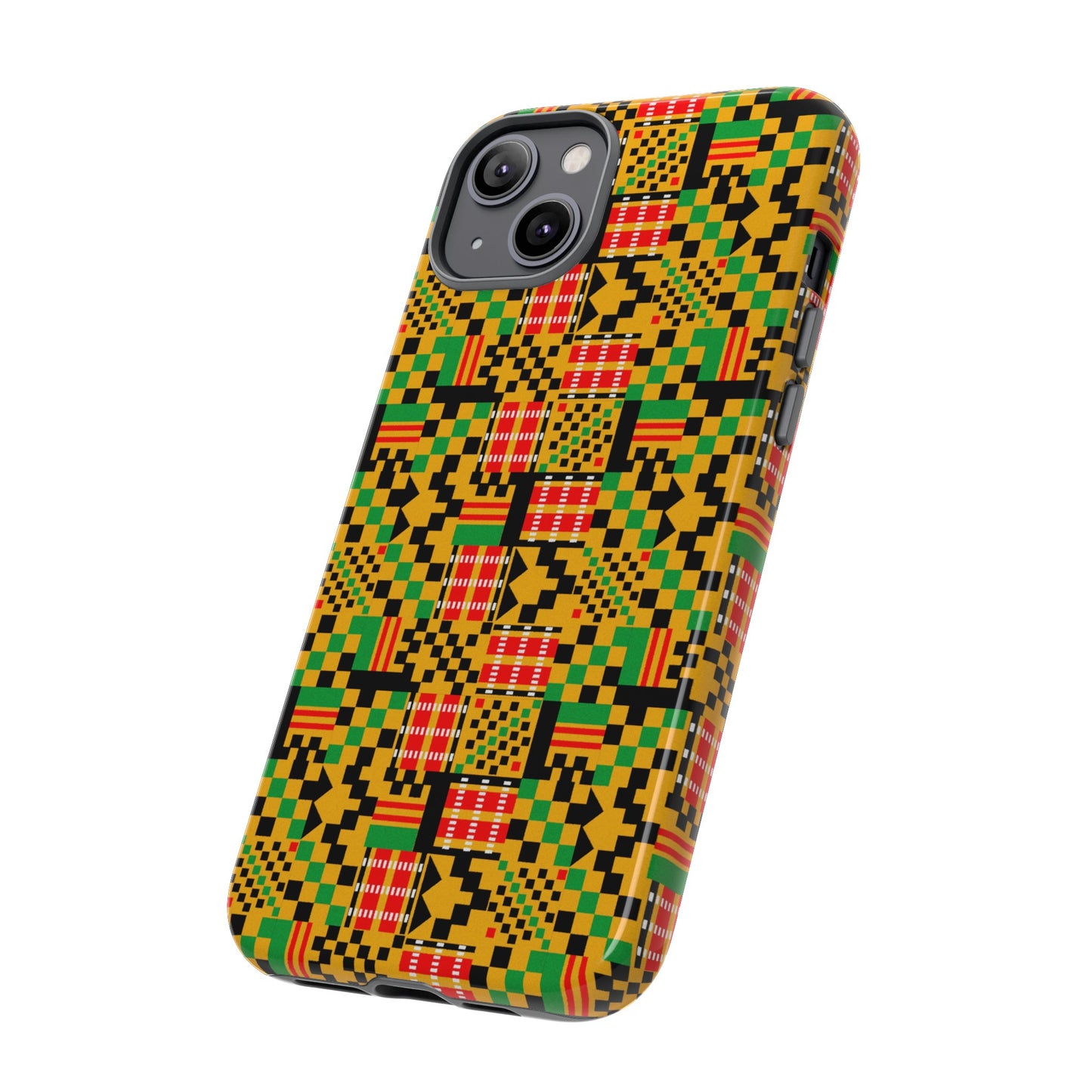 Kente Pattern iPhone Tough Cases | African iPhone Case | Afrocentric iPhone Case