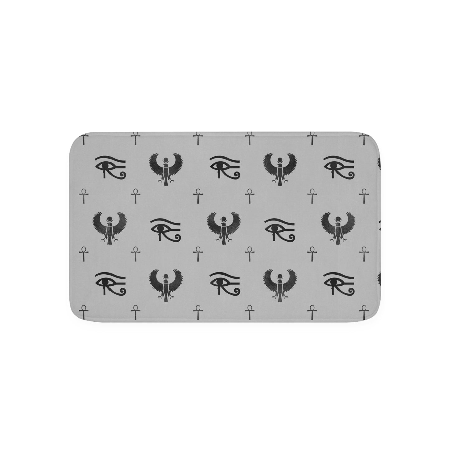 Grey Egyptian Memory Foam Bath Mat