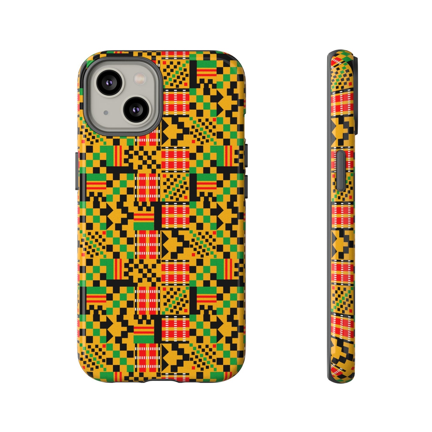 Kente Pattern iPhone Tough Cases | African iPhone Case | Afrocentric iPhone Case