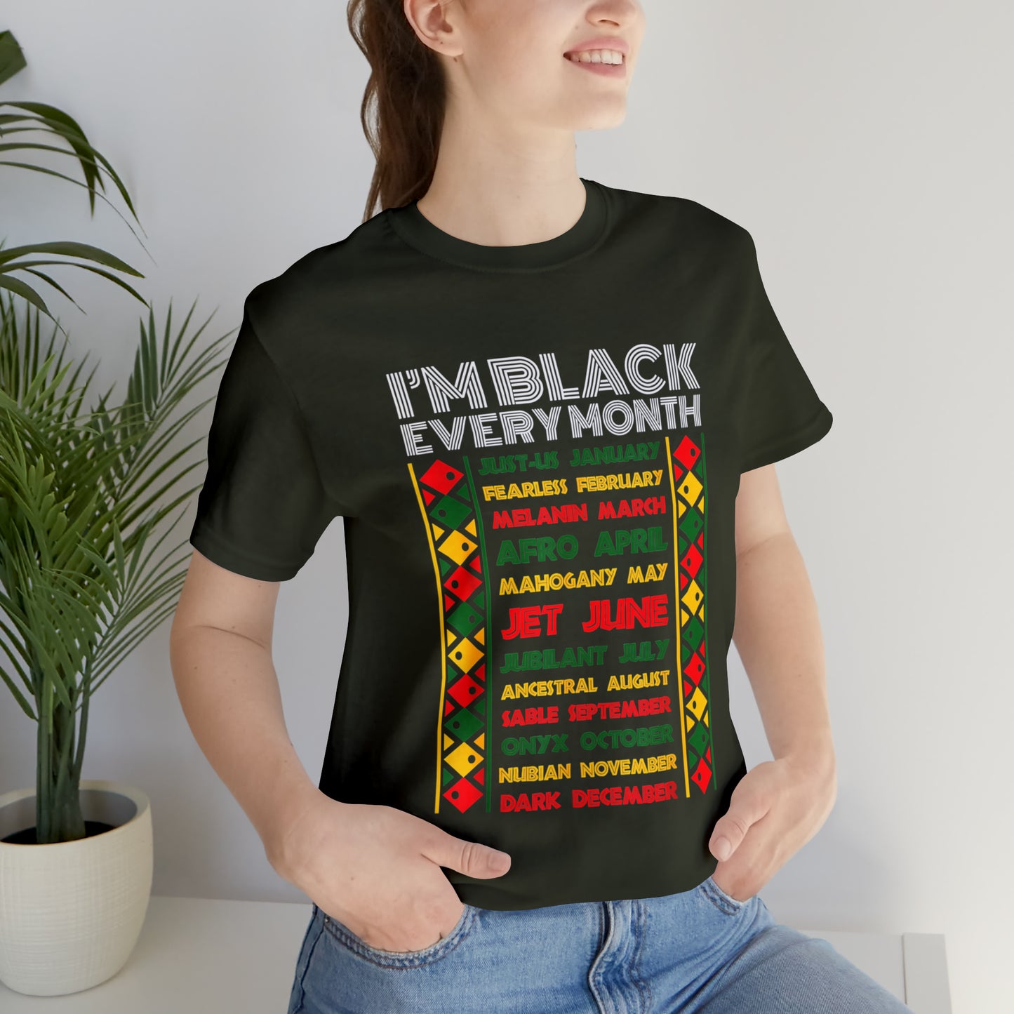 IM BLACK 365  Short Sleeve Tee