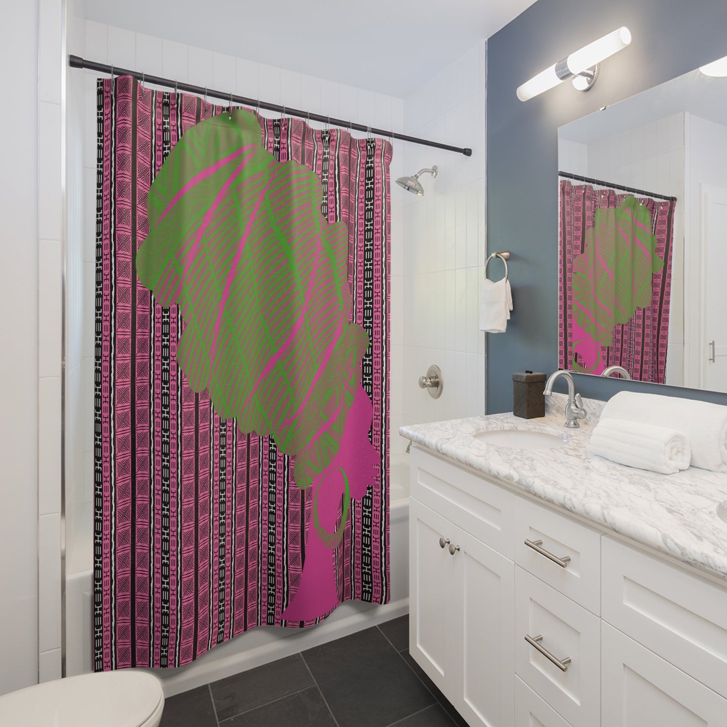 Pink Queen Shower Curtain