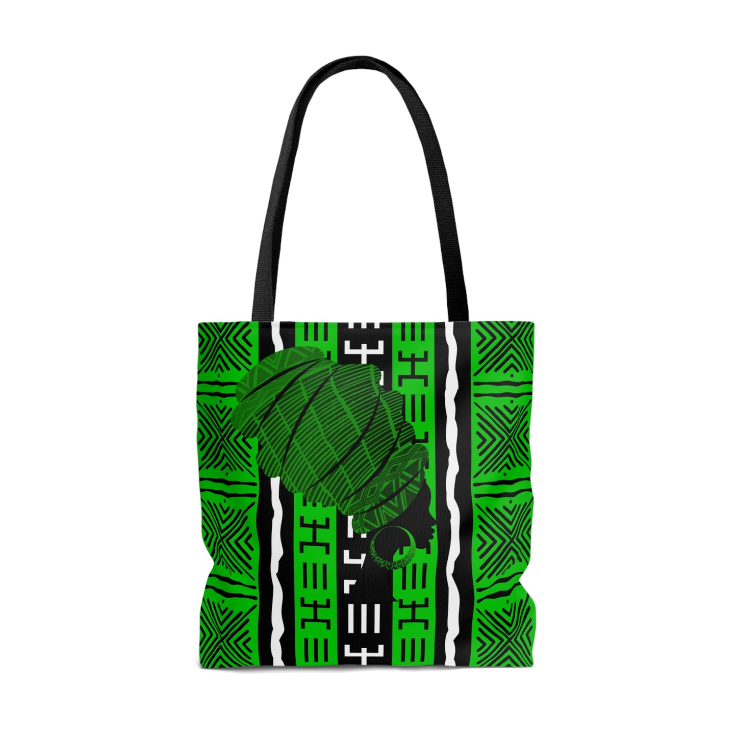 Green Mudcloth  Tote Bag