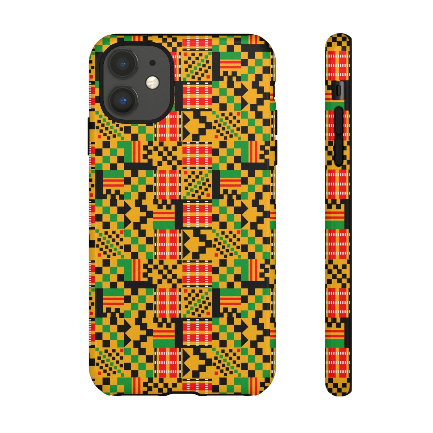 Kente Pattern iPhone Tough Cases | African iPhone Case | Afrocentric iPhone Case