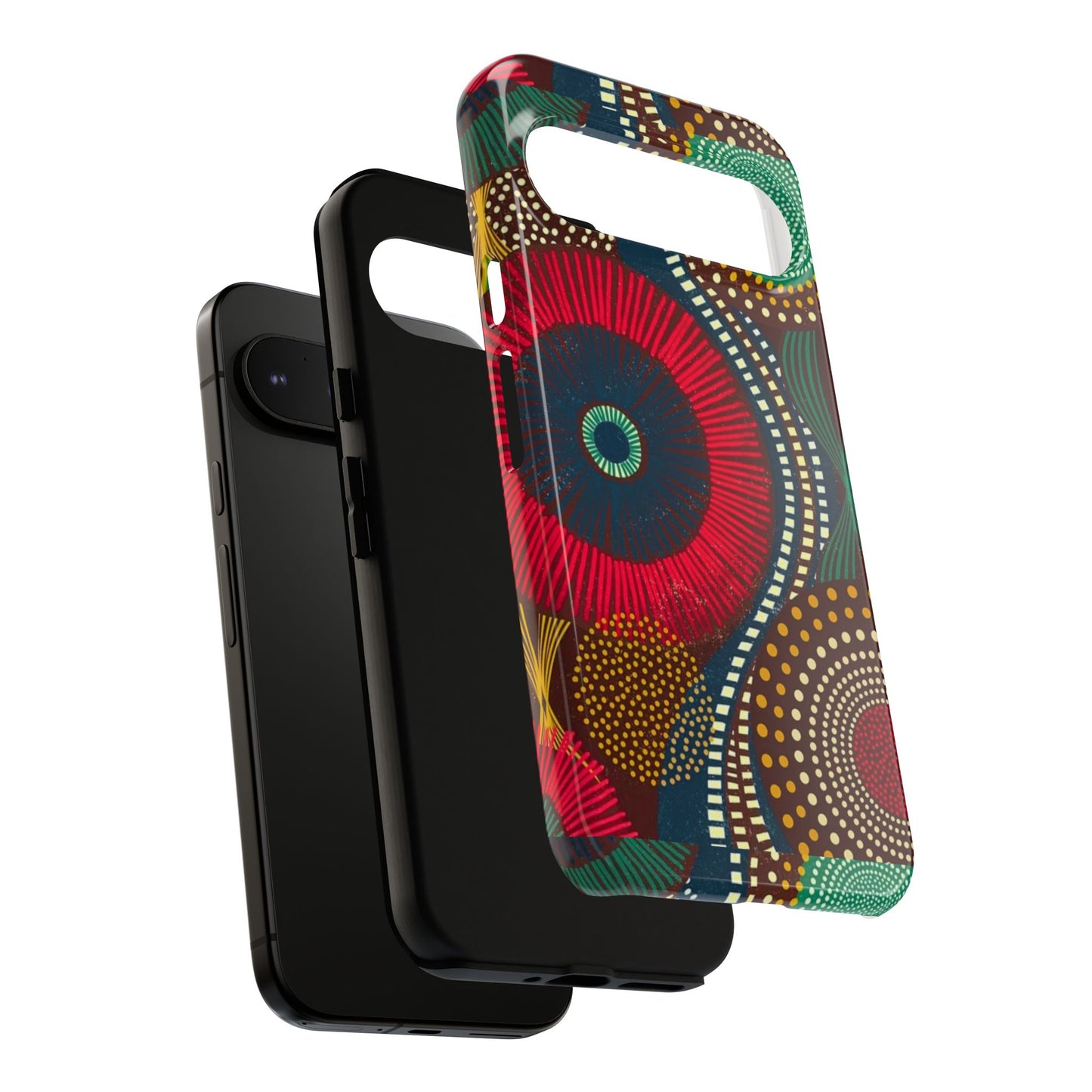 Ankara Pattern Phone Case, Stylish Mobile Cover, Unique Gift for Tech Lovers, Modern Design, Holiday Present