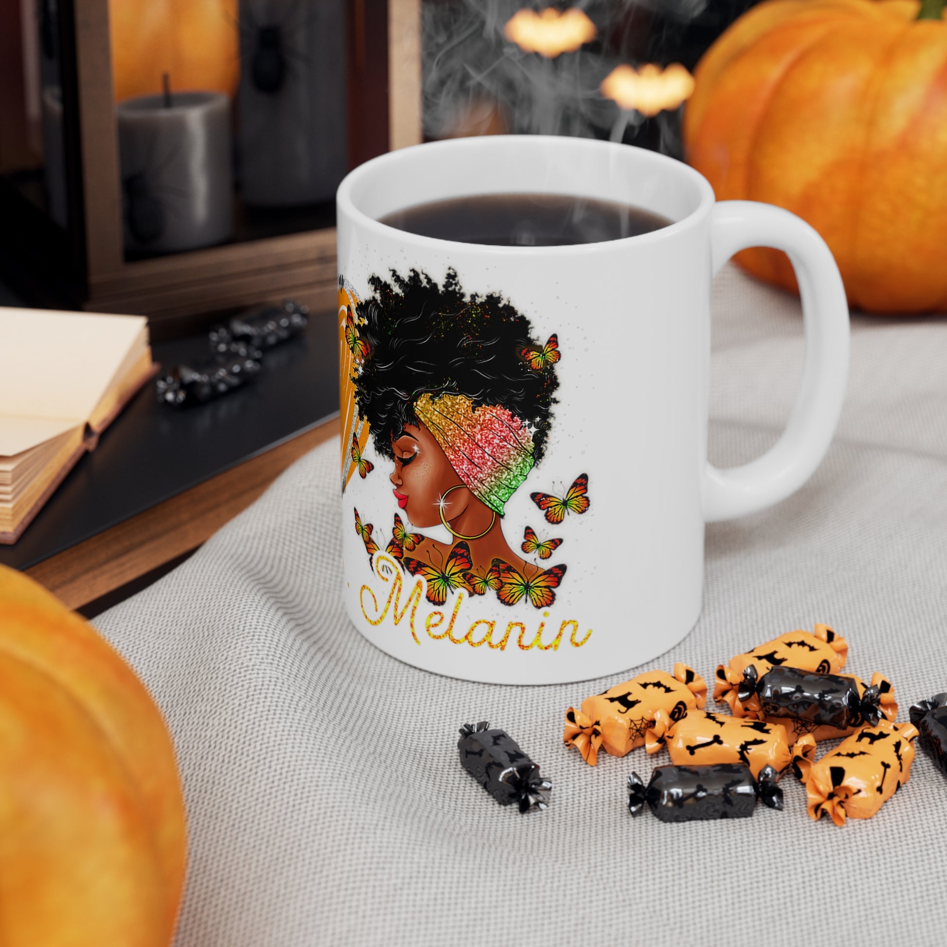 Peace, Love, Melanin Mug, 11oz