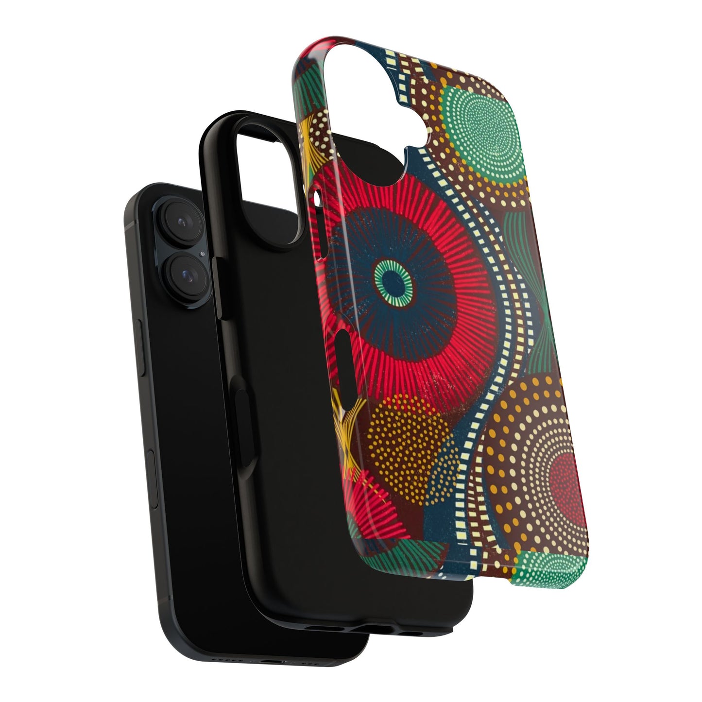Ankara Pattern Phone Case, Stylish Mobile Cover, Unique Gift for Tech Lovers, Modern Design, Holiday Present