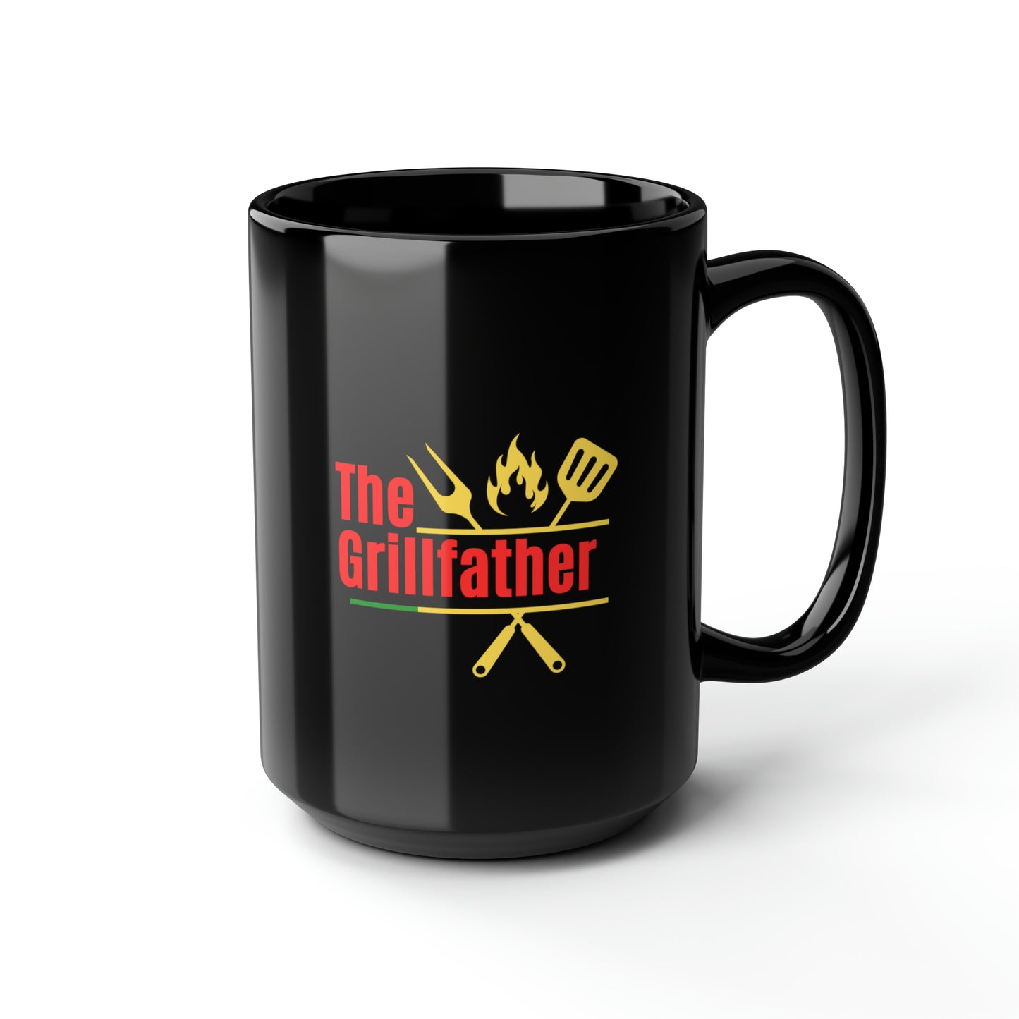 The Grill Father Mug, 15oz  (Personalize It!)