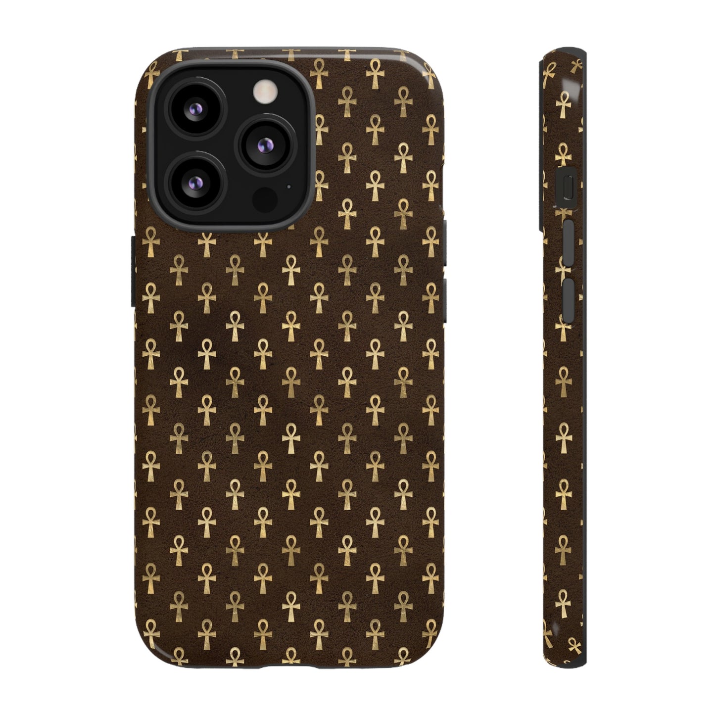 Brown Ankh iPhone Tough Cases | Egyptian iPhone Case | Ankh iPhone Case