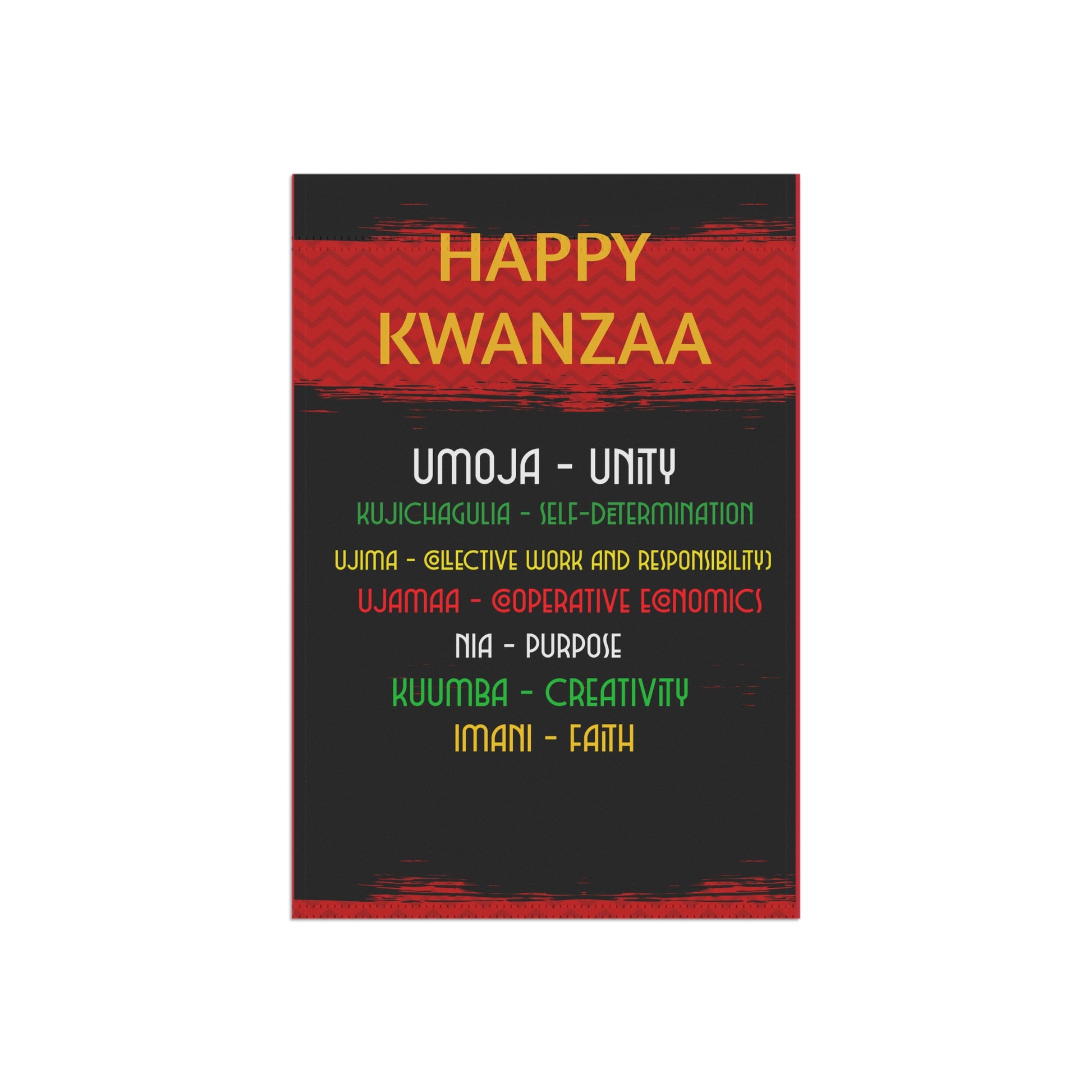Kwanzaa Garden & House Banner