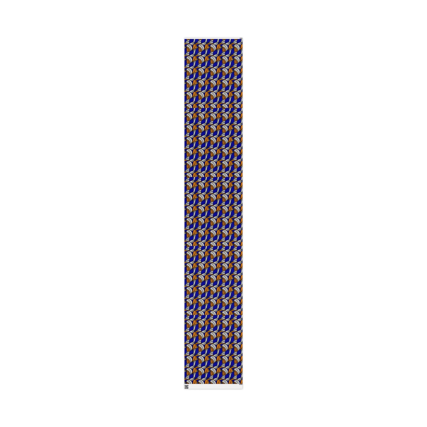Blue Leaf Ankara Wrapping Papers | African Wrapping Paper | Afrocentric Wrapping Paper