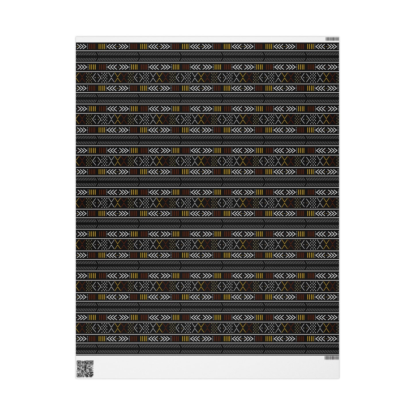 Wrapping Papers - Mudcloth Inspired African Afrocentric Craft Paper