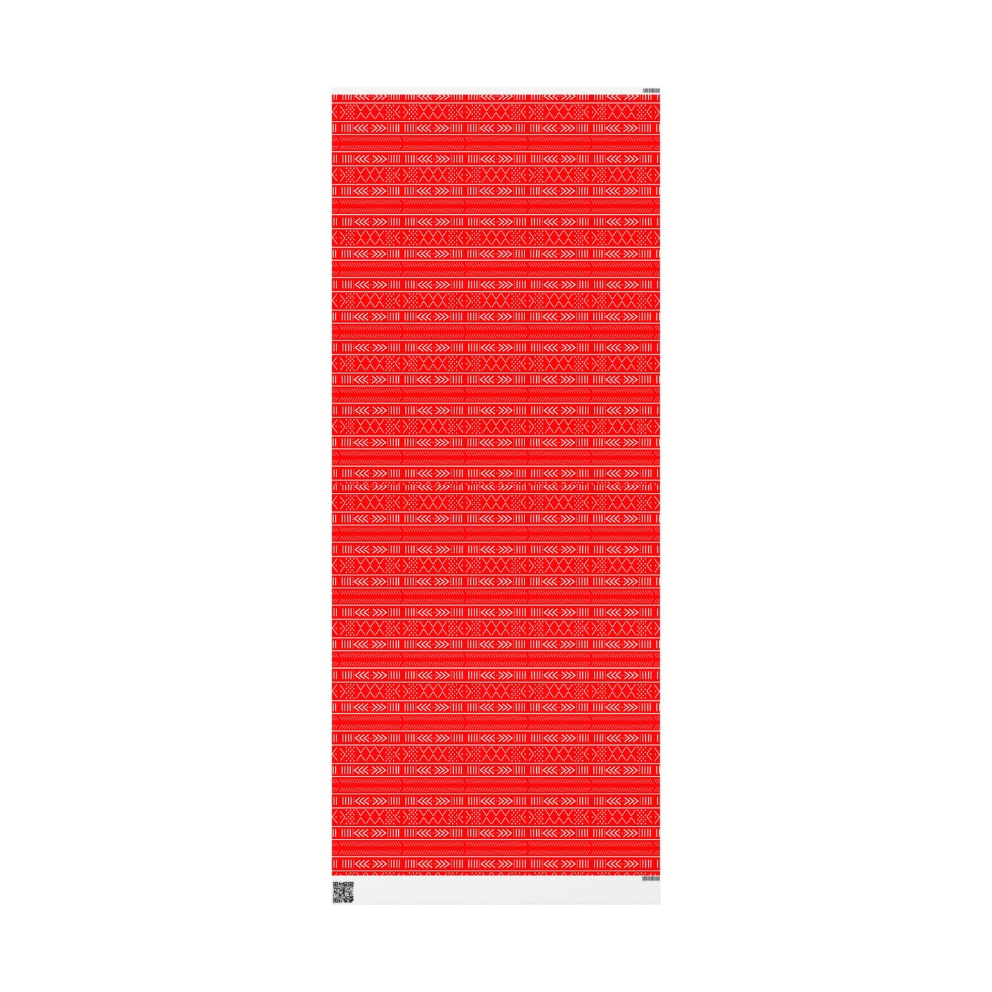 Red Mudcloth Inspired Wrapping Papers | African Wrapping Paper | Afrocentric Wrapping Paper | Mudcloth Craft Paper