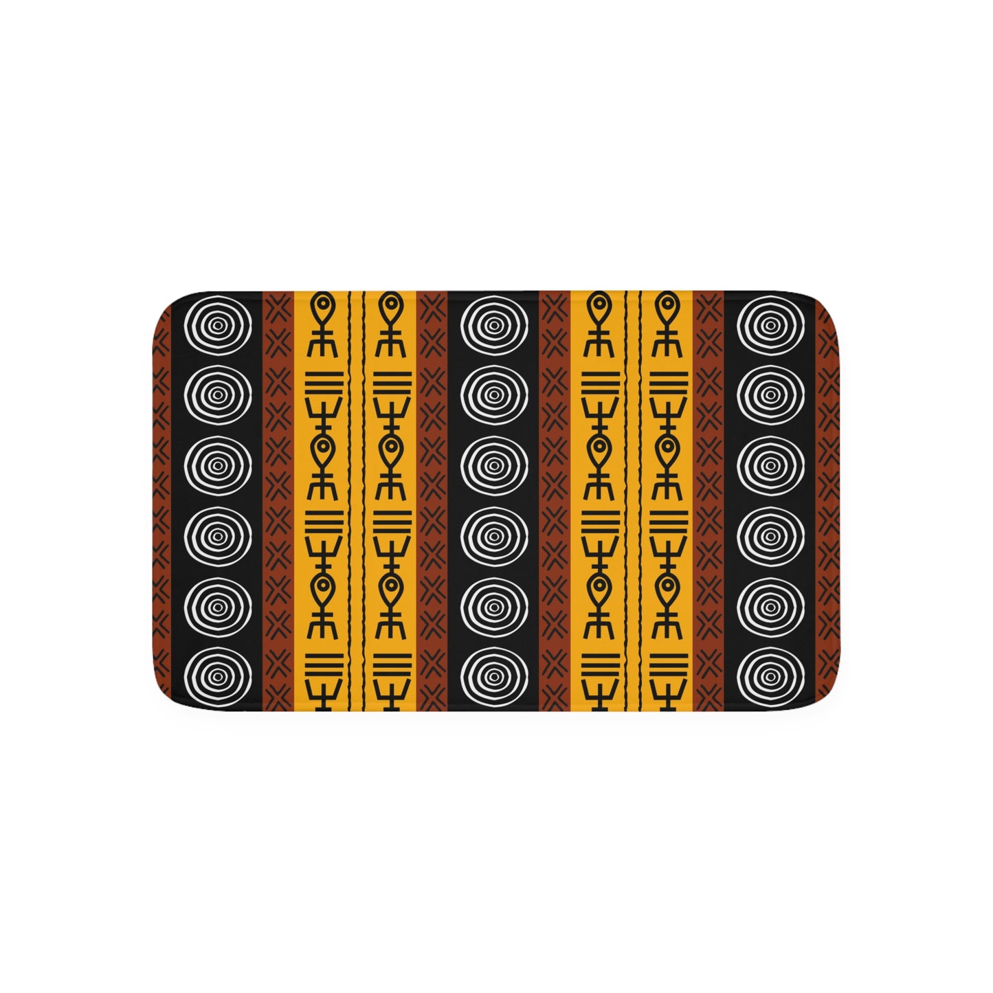 Tribal Mudcloth Memory Foam Bath Mat