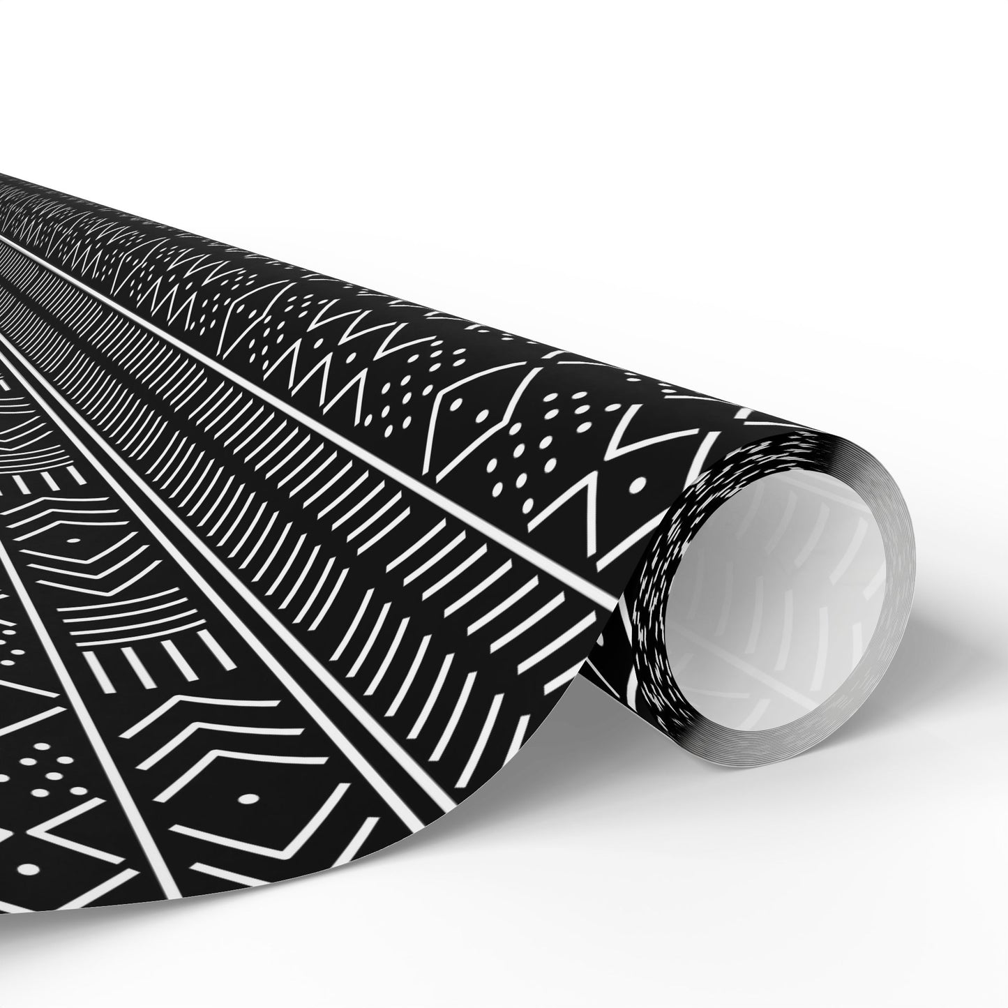 Black and White Mudcloth Wrapping Papers