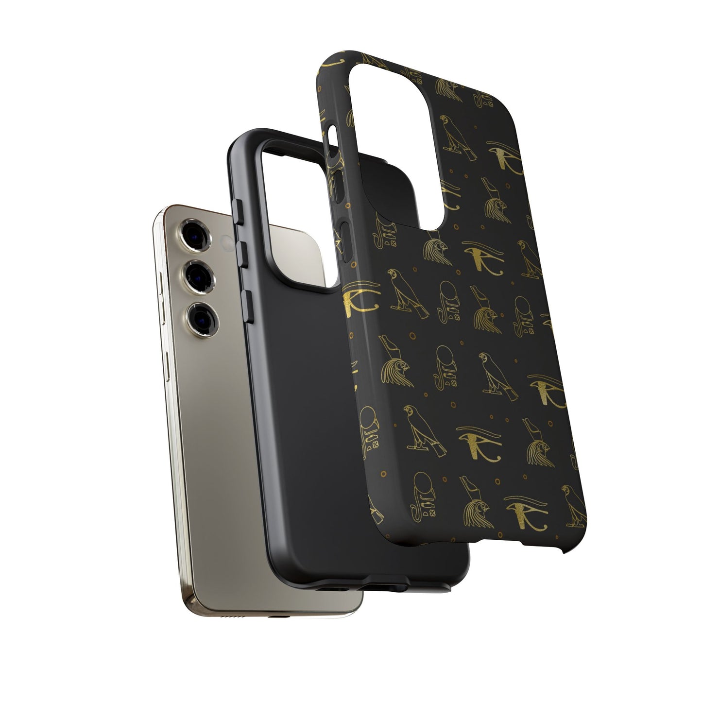 Black Gold Egyptian Samsung Tough Cases | African Samsung Case | Afrocentric Samsung Case | Egyptian Samsung Case