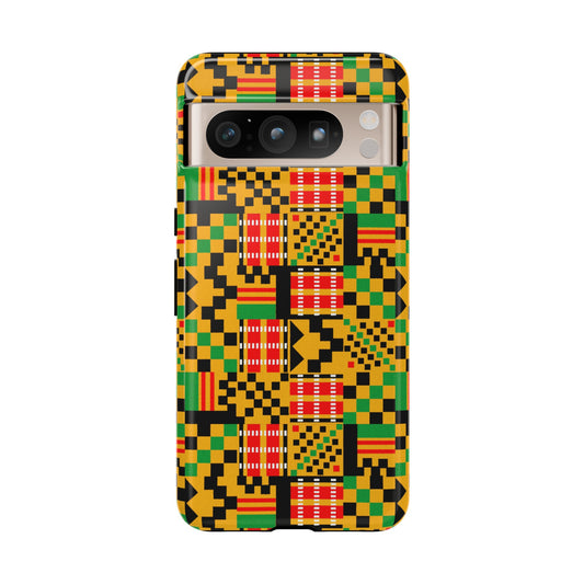 Google Pixel Kente Tough Cases | African Google Pixel Case | Afrocentric Google Pixel Case