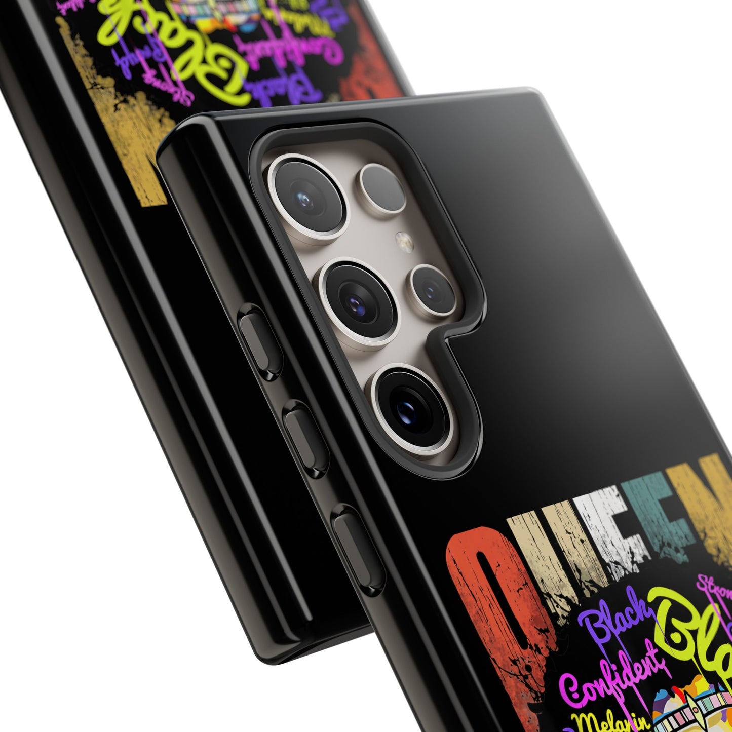 Black Queen Samsung Tough Cases | African Samsung Case | Afrocentric Samsung Case | Ankara Samsung Phone Case