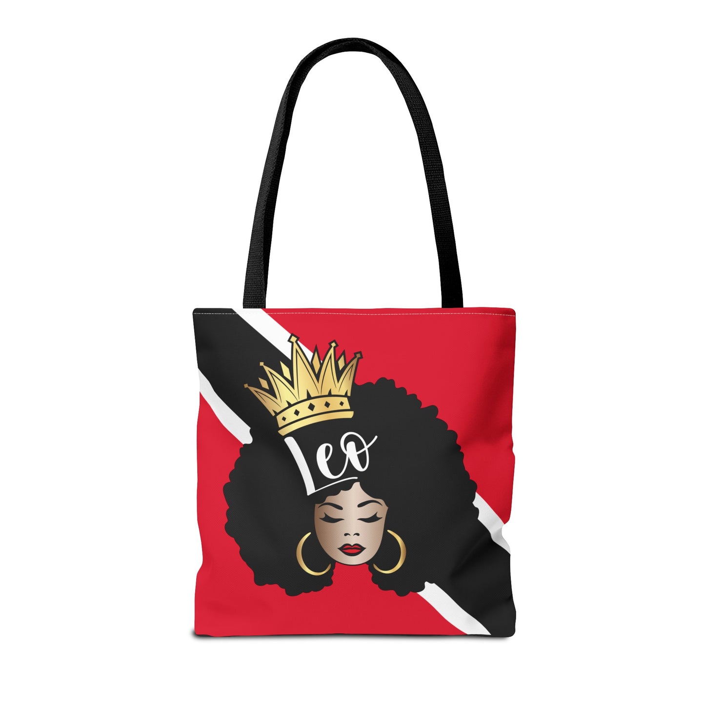 Trinidad Flag African American Woman Tote Bag | African Queen Bag | Black Girl Bag | Leo  Bag
