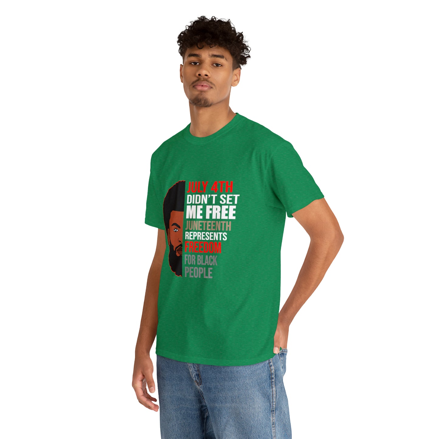 Juneteenth/ July 4th Cotton Tee