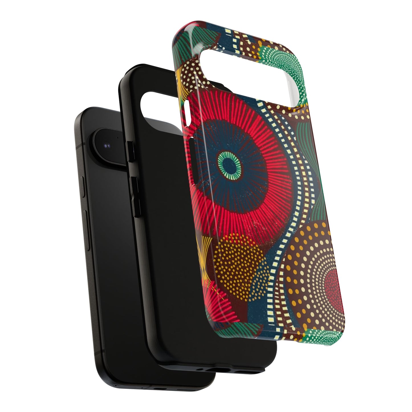 Ankara Pattern Phone Case, Stylish Mobile Cover, Unique Gift for Tech Lovers, Modern Design, Holiday Present