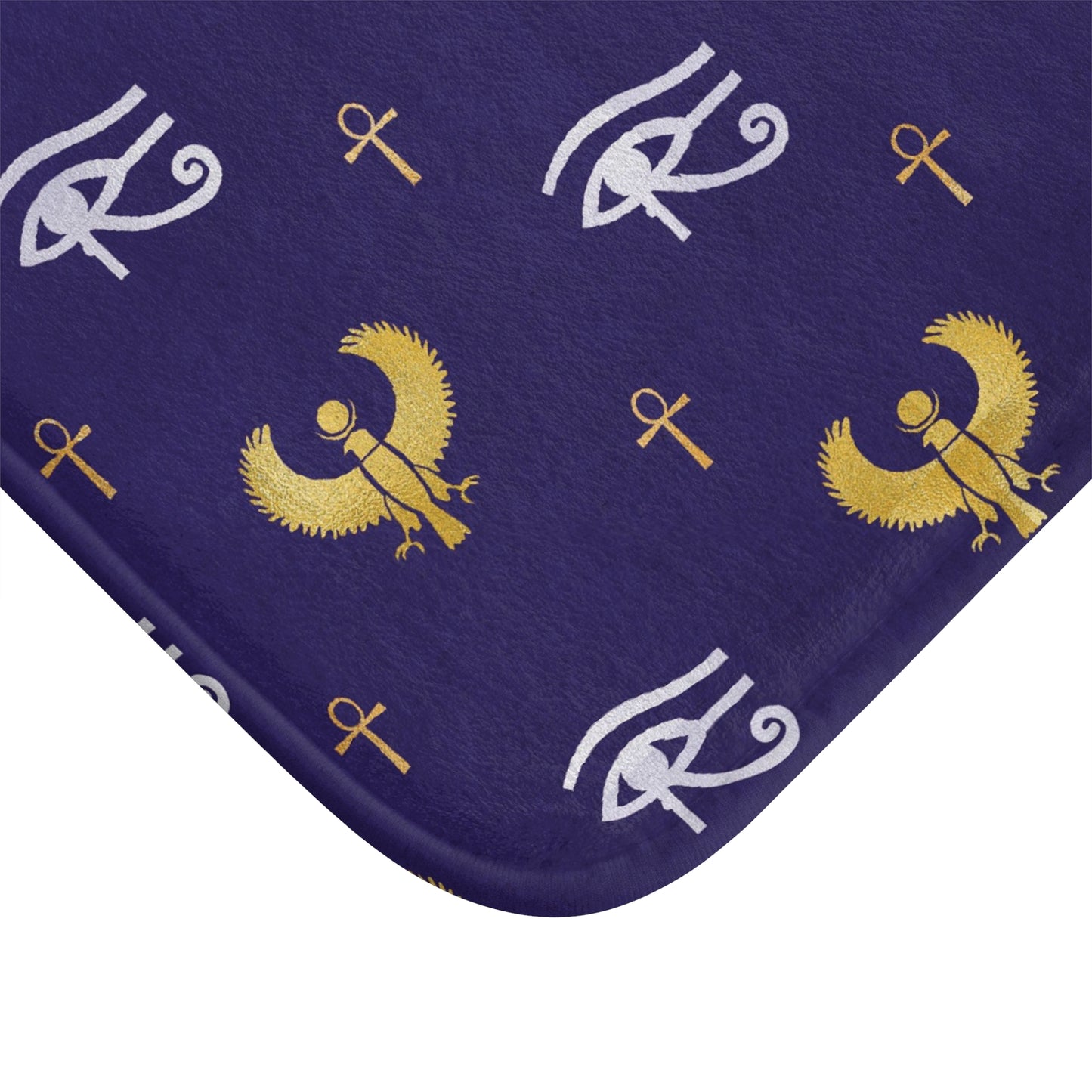 Blue Egyptian Bath Mat