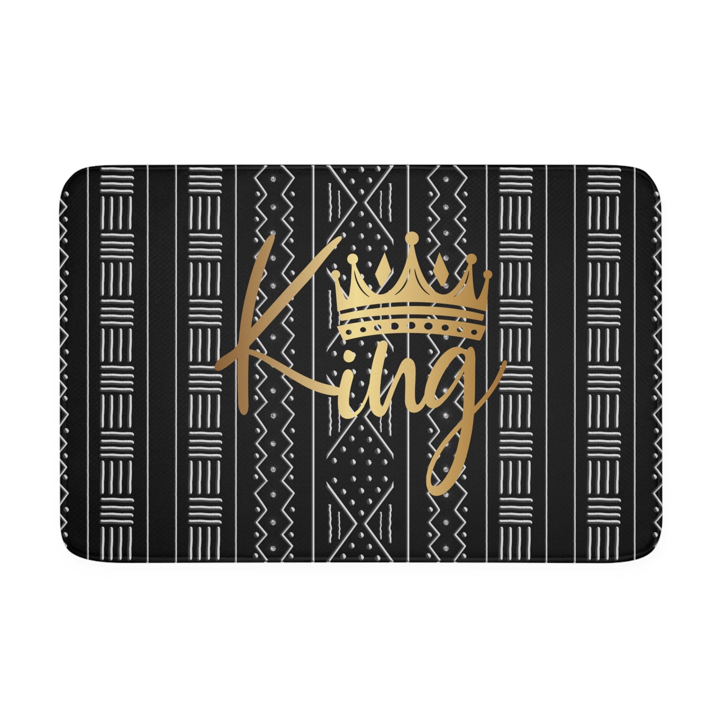 King Mudcloth Memory Foam Bath Mat