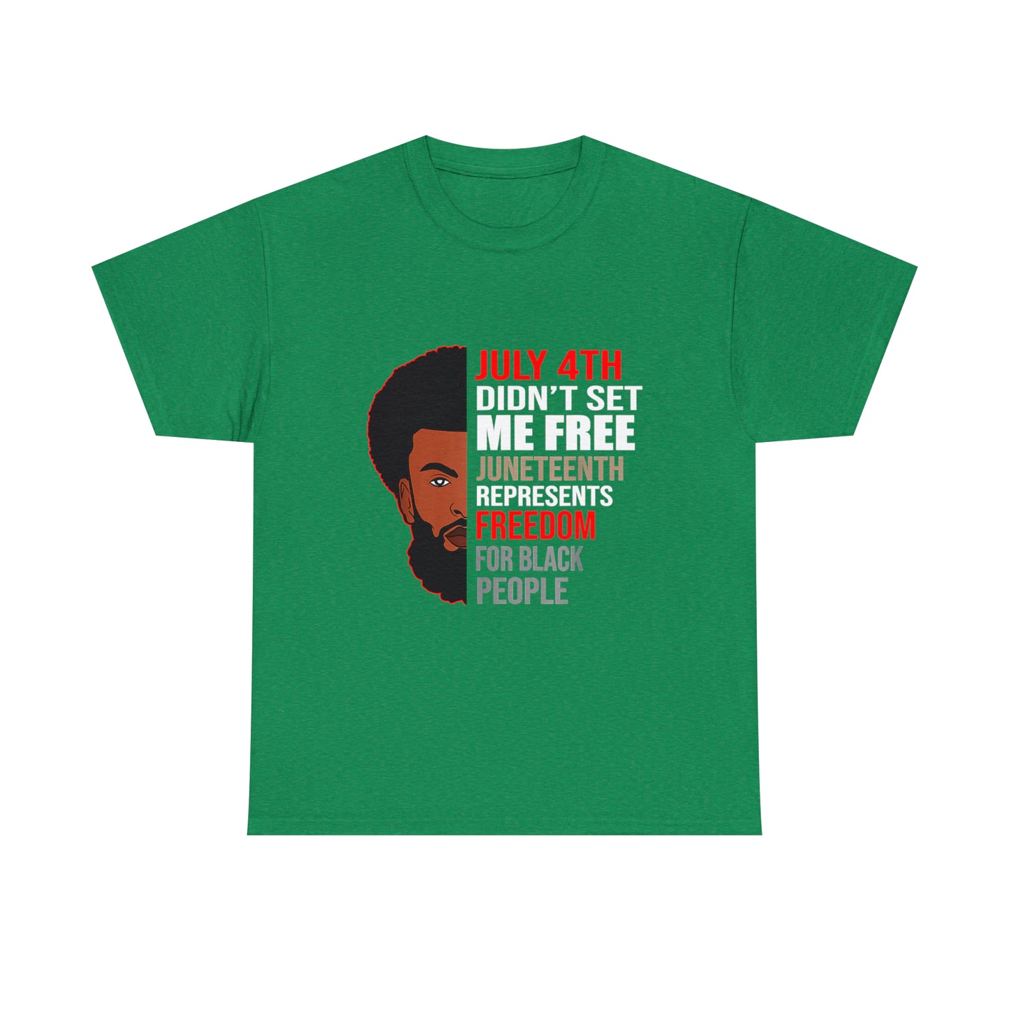 Juneteenth/ July 4th Cotton Tee