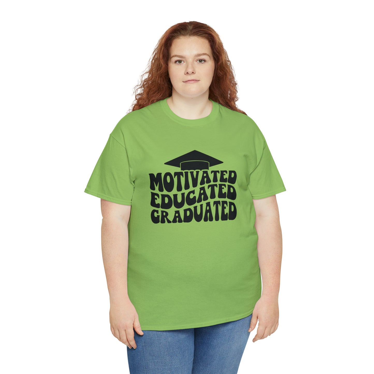 Motivated..Educated..Graduated Cotton Tee
